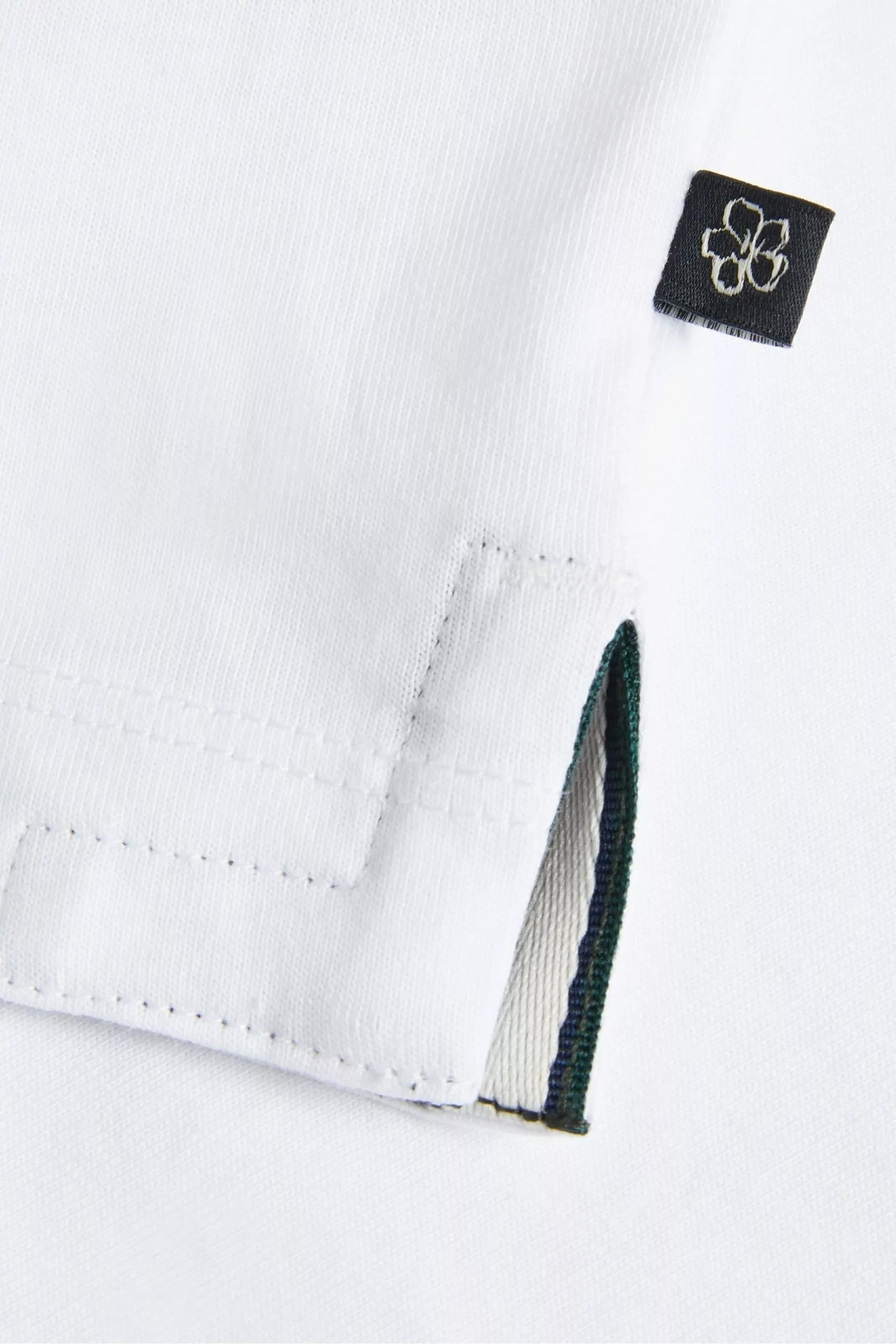 Ted Baker Farow White Short Sleeved Regular Fit Branded T-Shirt - Image 5