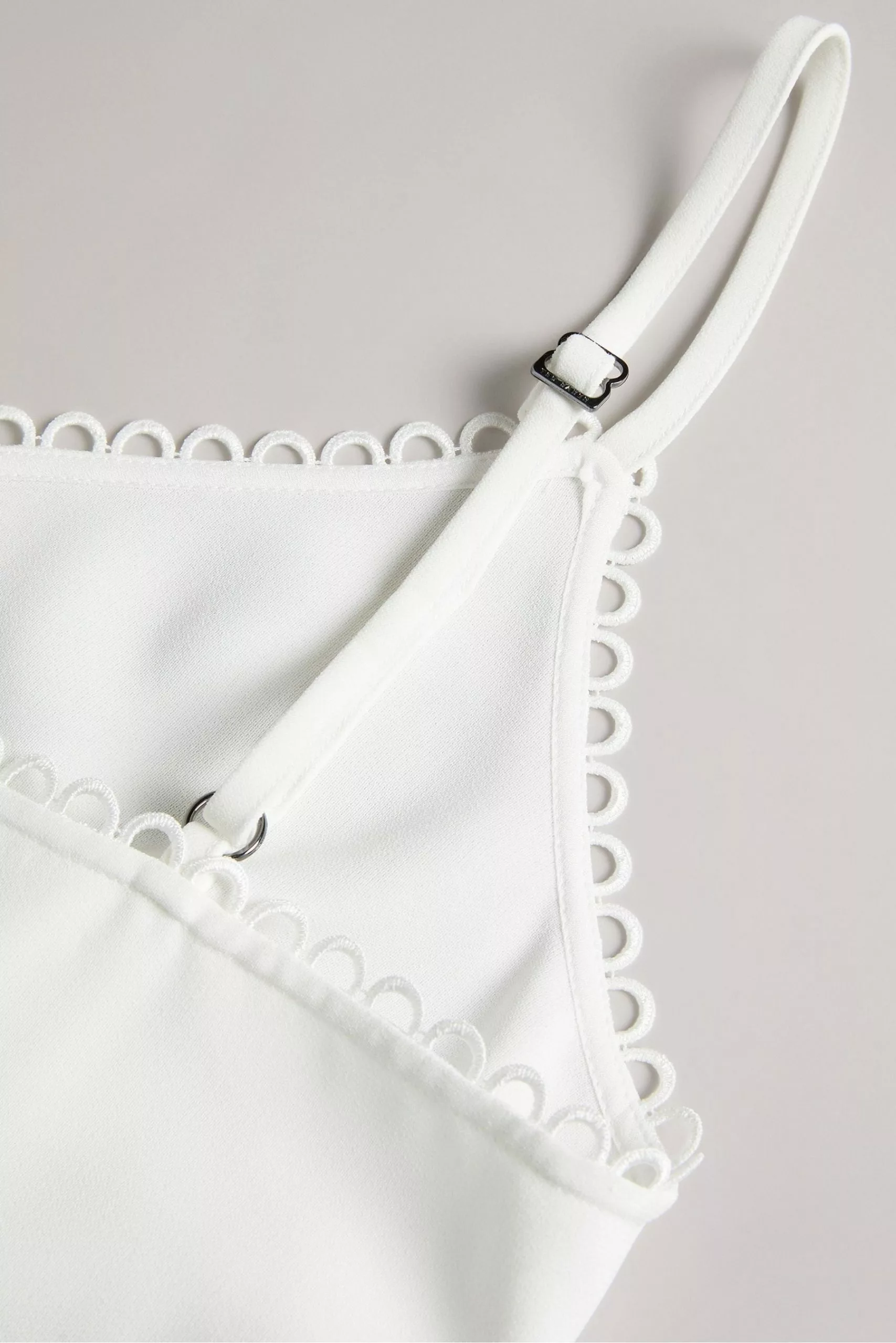 Ted Baker Andreno White Strappy Cami With Rouleaux Trims - Image 5
