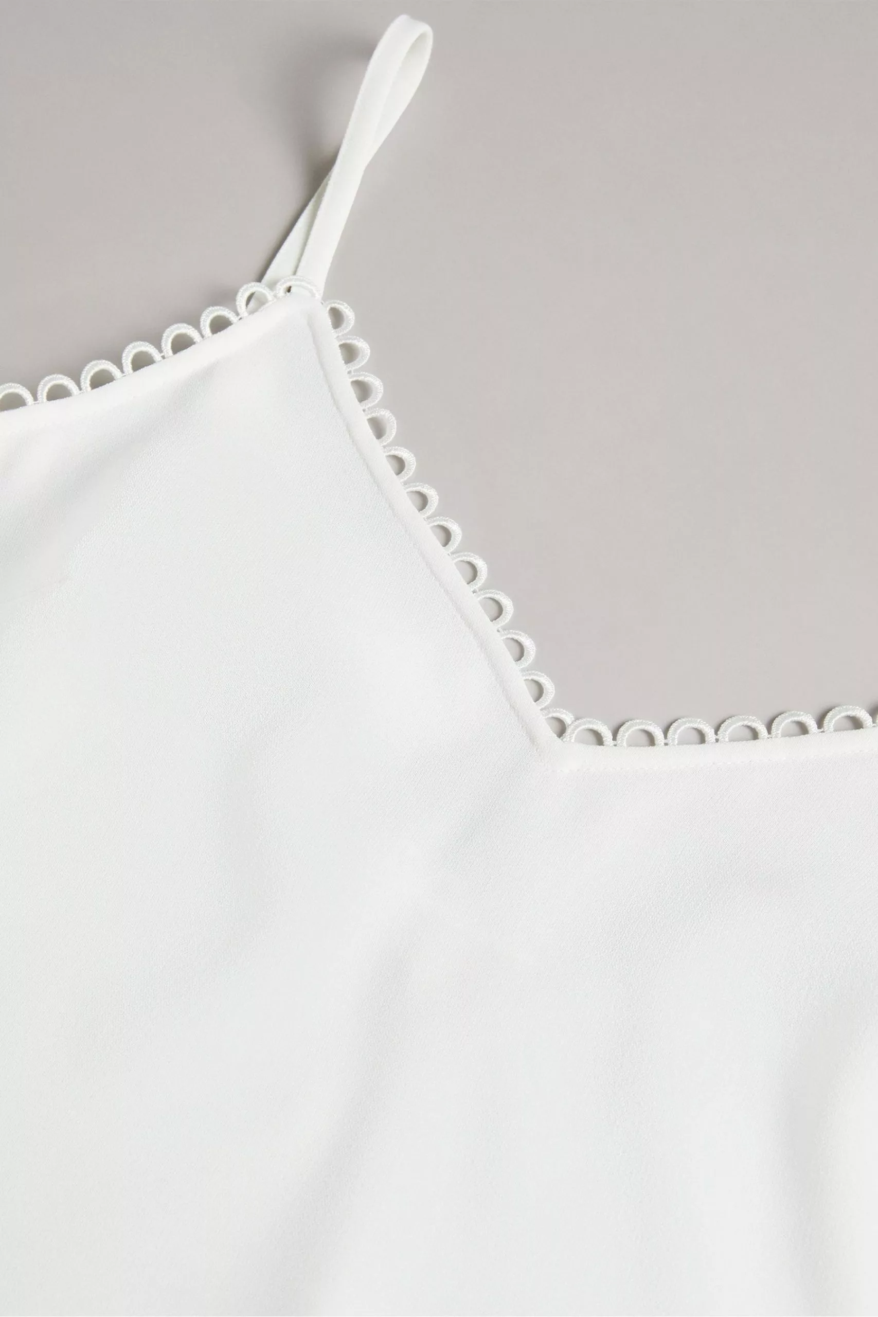 Ted Baker Andreno White Strappy Cami With Rouleaux Trims - Image 6