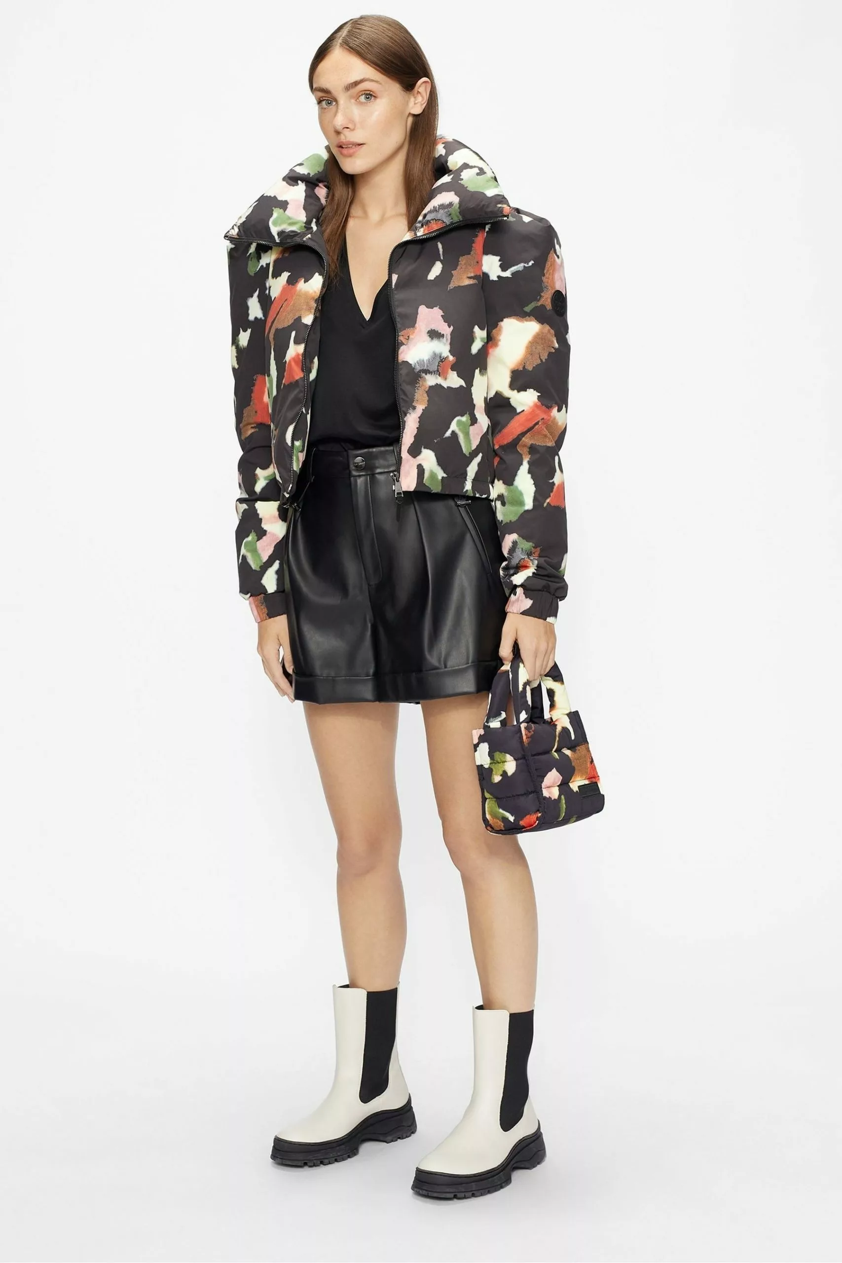 Ted Baker Black Lovage Easy Fit V-Neck T-Shirt - Image 4