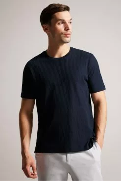 Ted Baker Blue Rakes Short Sleeved Regular Fit T-Shirt