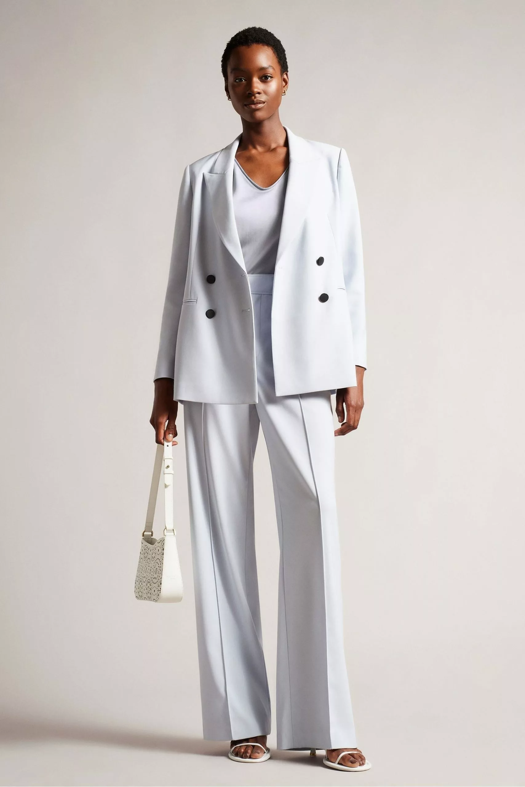 Ted Baker Grey Shavon V-Front Vest - Image 3