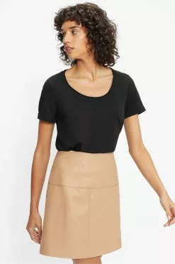 Ted Baker Black Miarna V-Neck Easy Fit T-Shirt