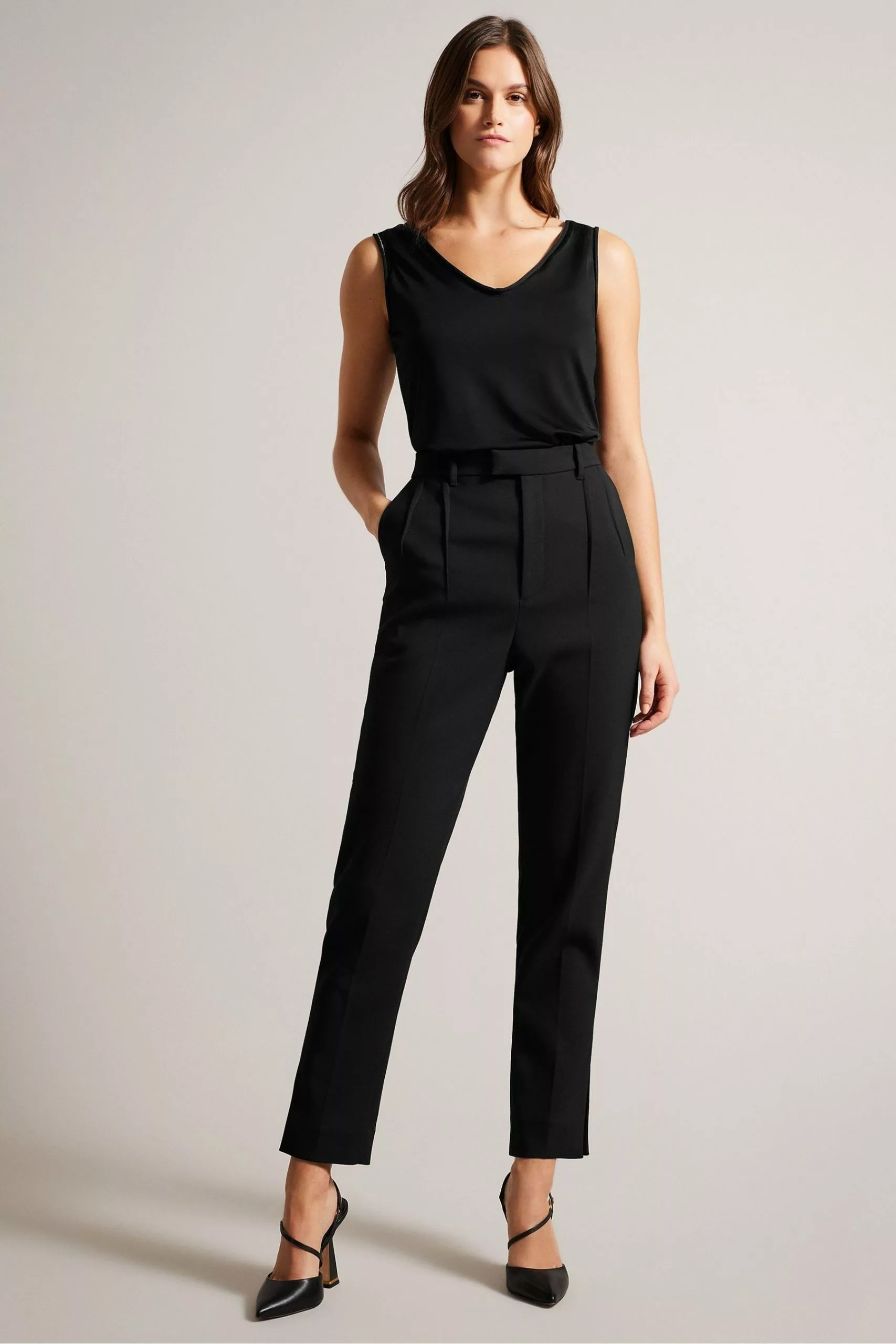 Ted Baker Shavon Black V-Front Vest - Image 3