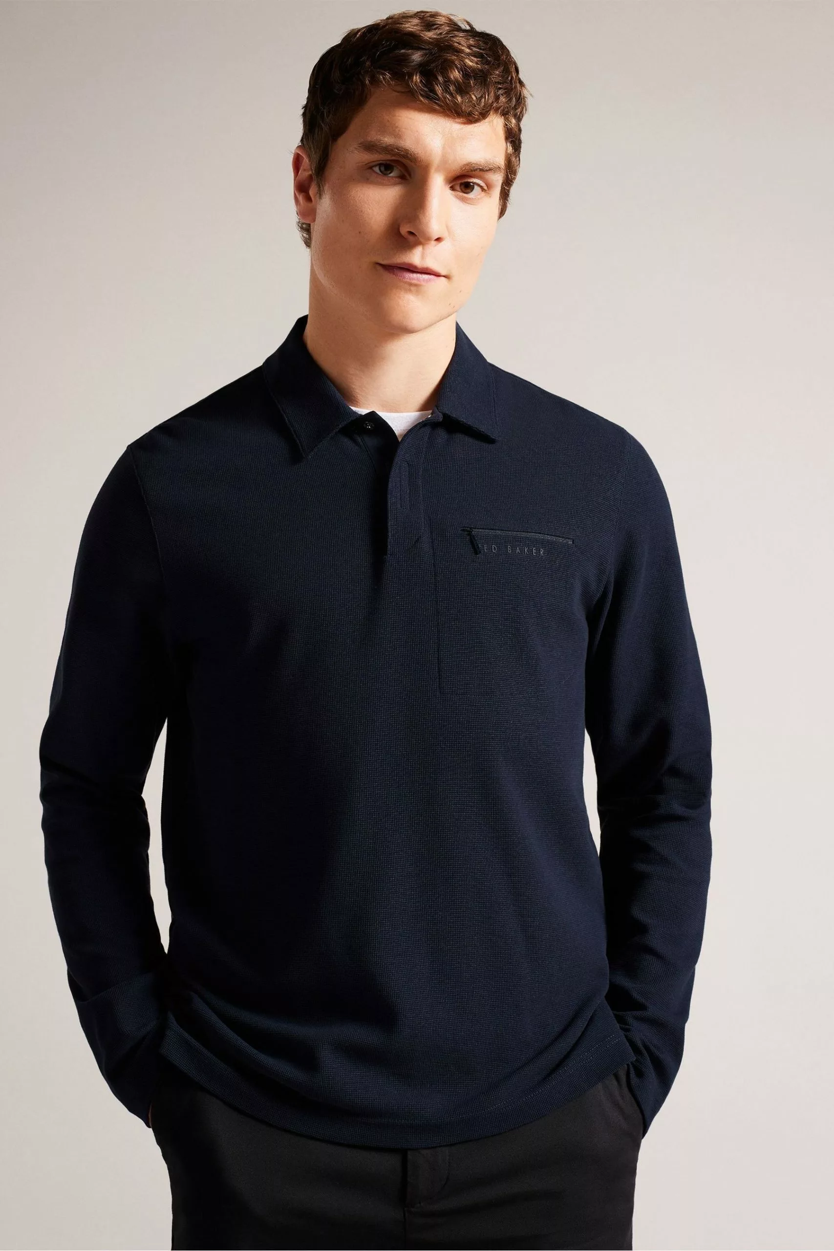 Ted Baker Blue Regular Fit Polo Shirt