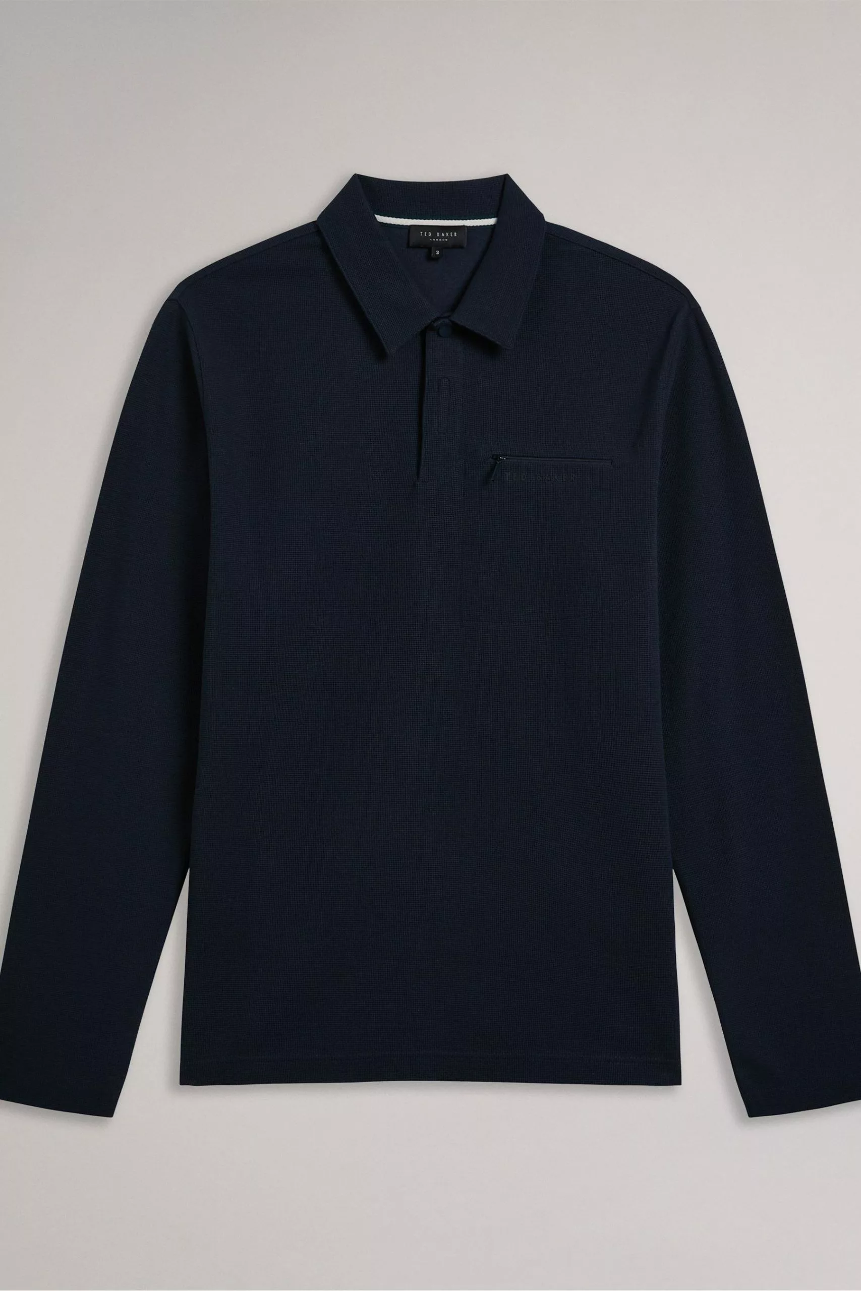 Ted Baker Blue Regular Fit Polo Shirt - Image 5