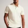 Ted Baker Zeiter White Short Sleeve Slim Soft Touch Polo Shirt