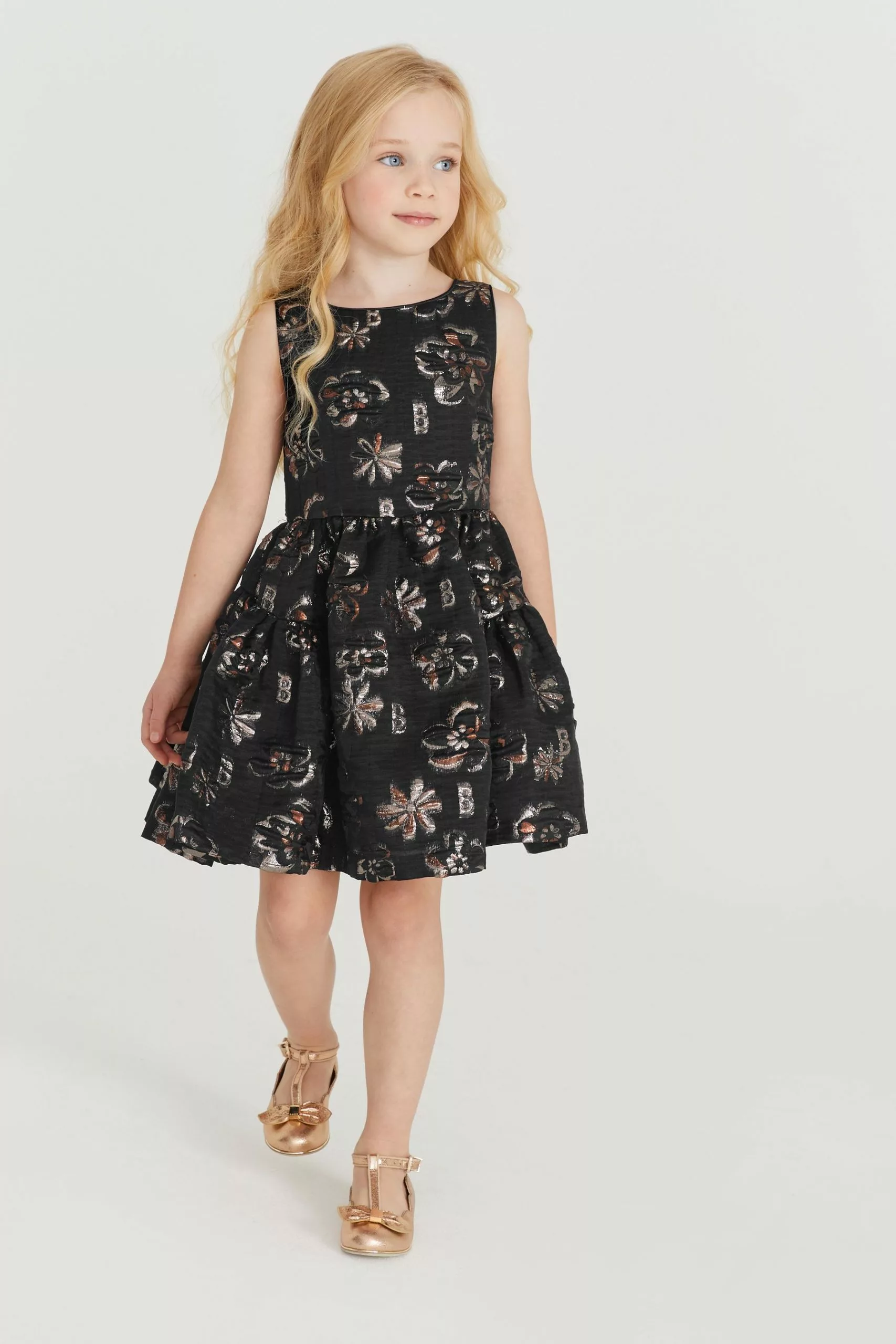 Baker By Ted Baker Black Jacquard Dress - Image 2