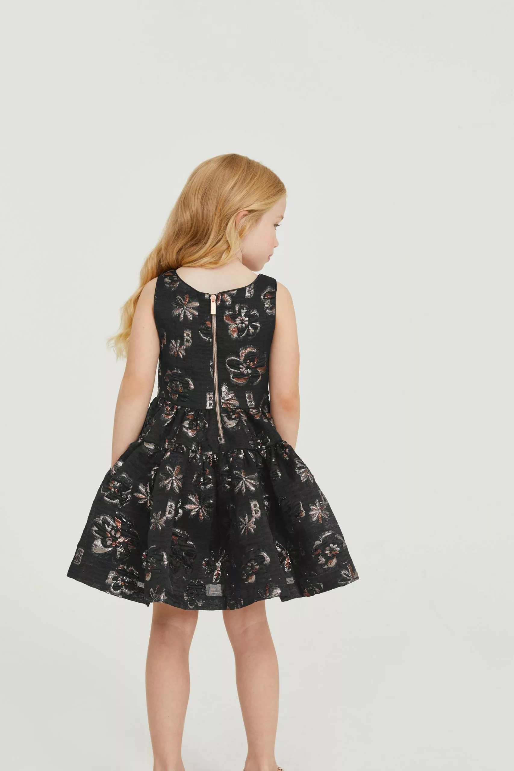 Baker By Ted Baker Black Jacquard Dress - Image 6