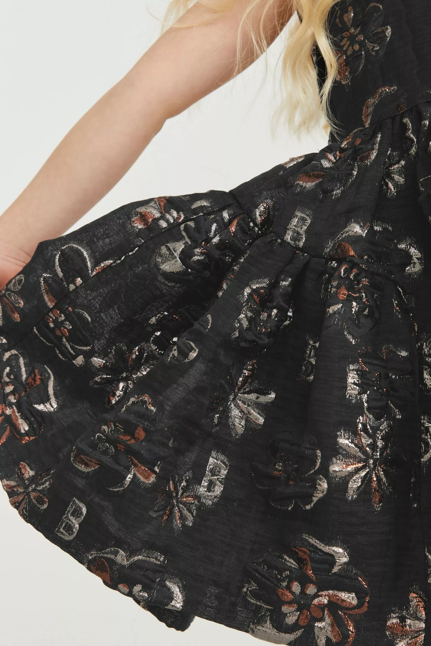 Baker By Ted Baker Black Jacquard Dress - Image 7