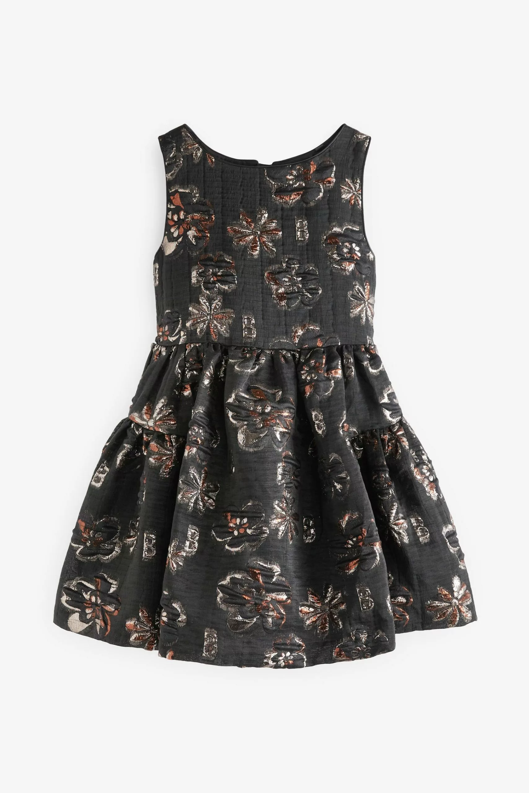 Baker By Ted Baker Black Jacquard Dress - Image 8