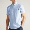 Ted Baker Capsho Blue Short Sleeve Oxford Shirt