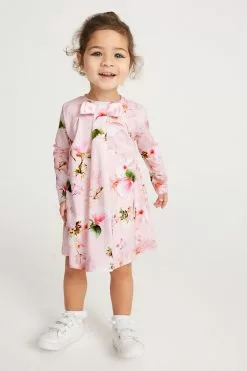 Baker By Ted Baker Pink Floral Jersey Dress