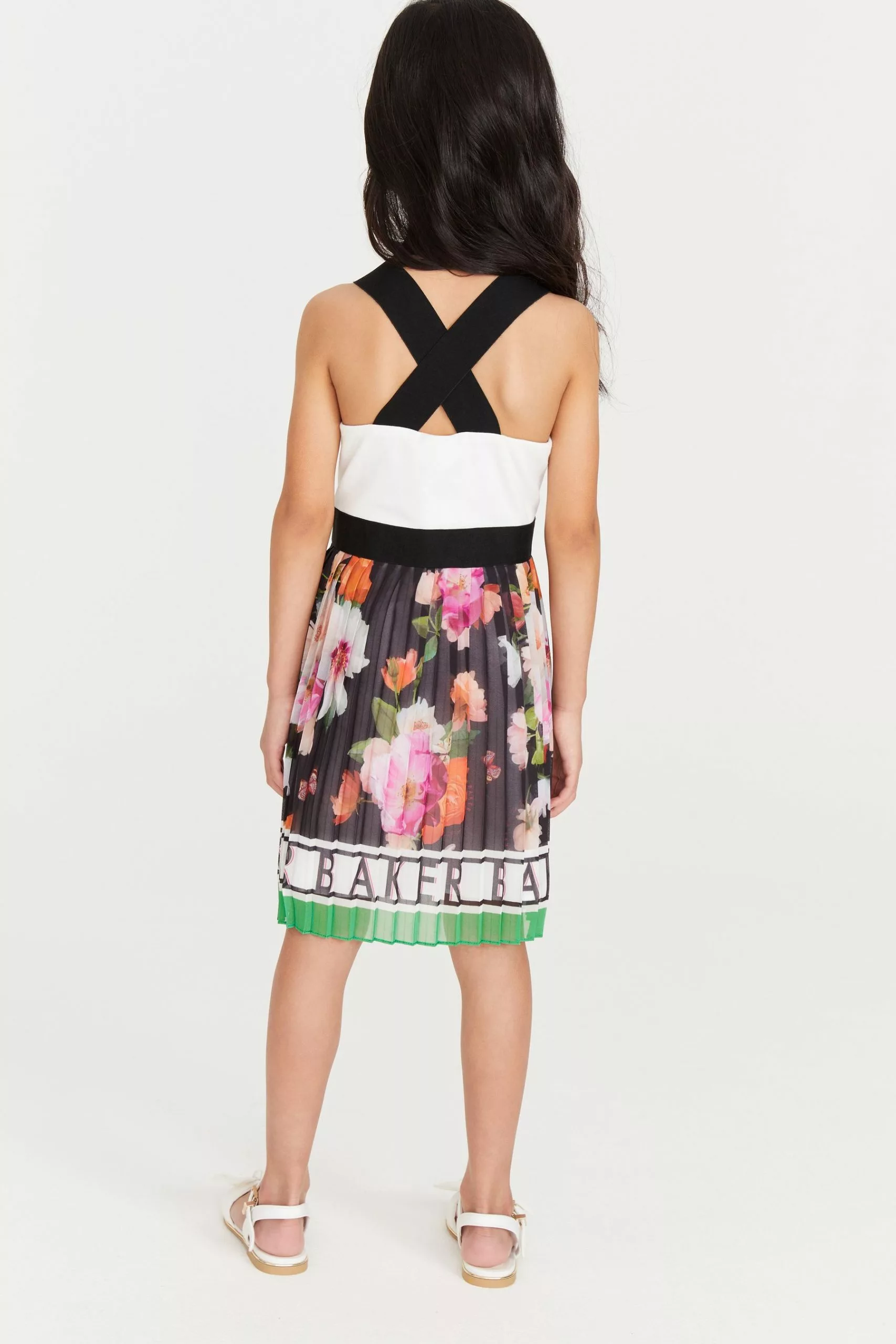 Baker By Ted Baker Black Pleated Mockable Dress - Image 3