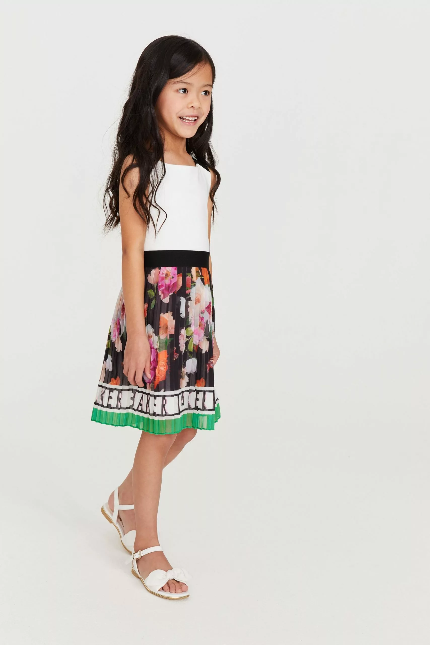 Baker By Ted Baker Black Pleated Mockable Dress - Image 4