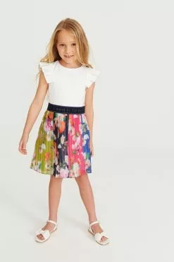 Baker By Ted Baker Multi Pleated Mockable Dress