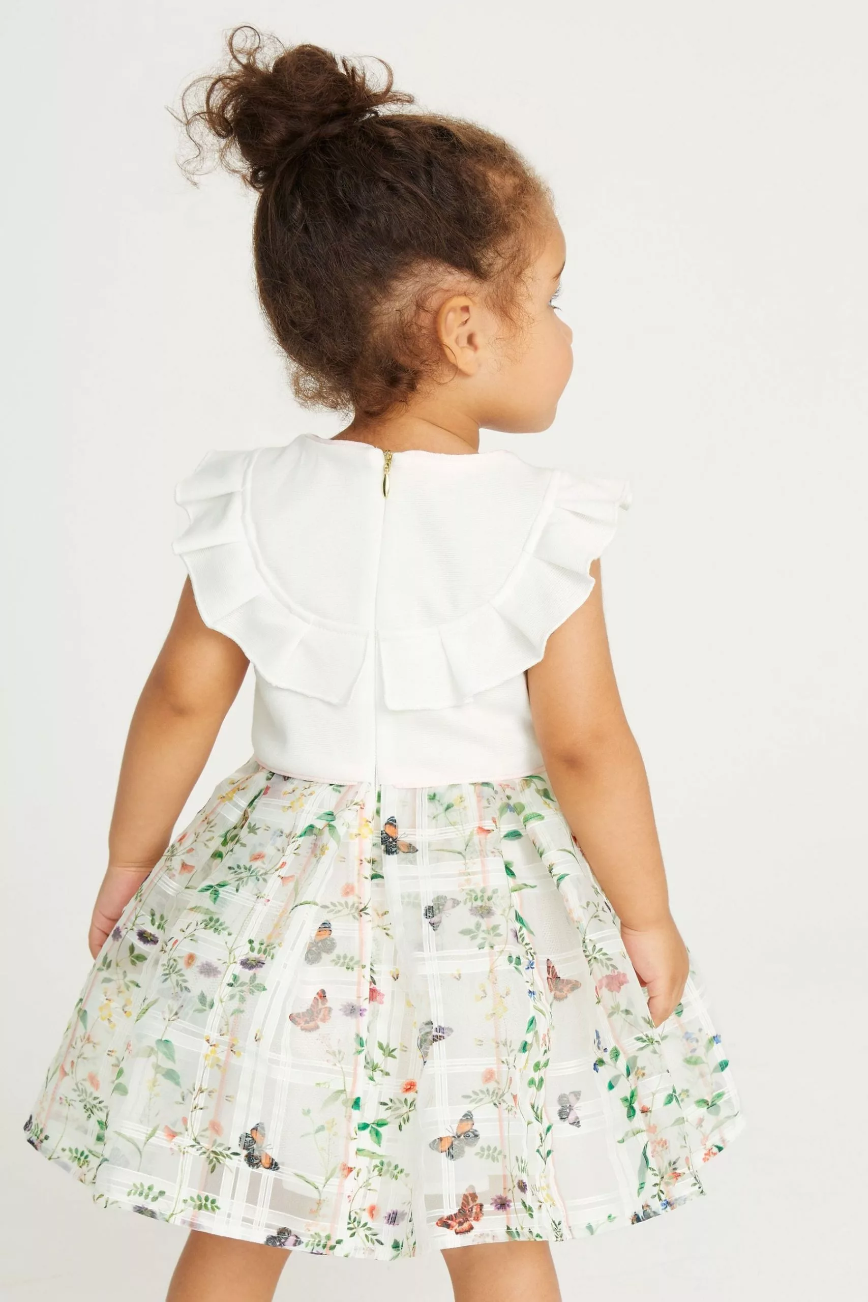 Baker By Ted Baker White Burnout Mockable Dress - Image 3