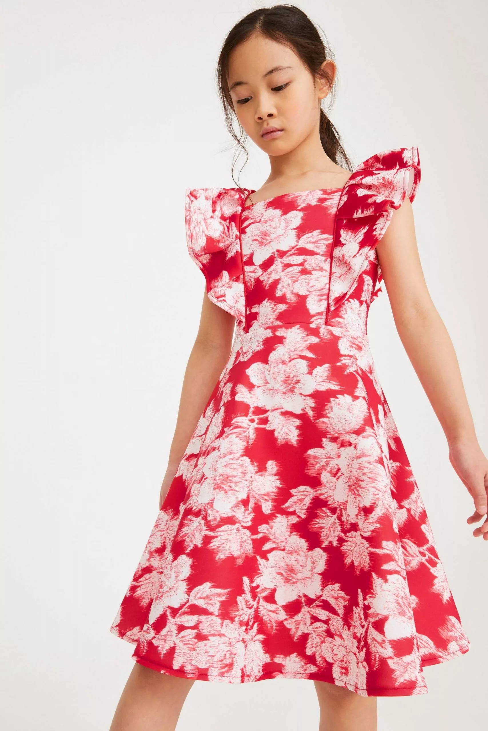 Baker By Ted Baker Glitch Print Scuba Dress