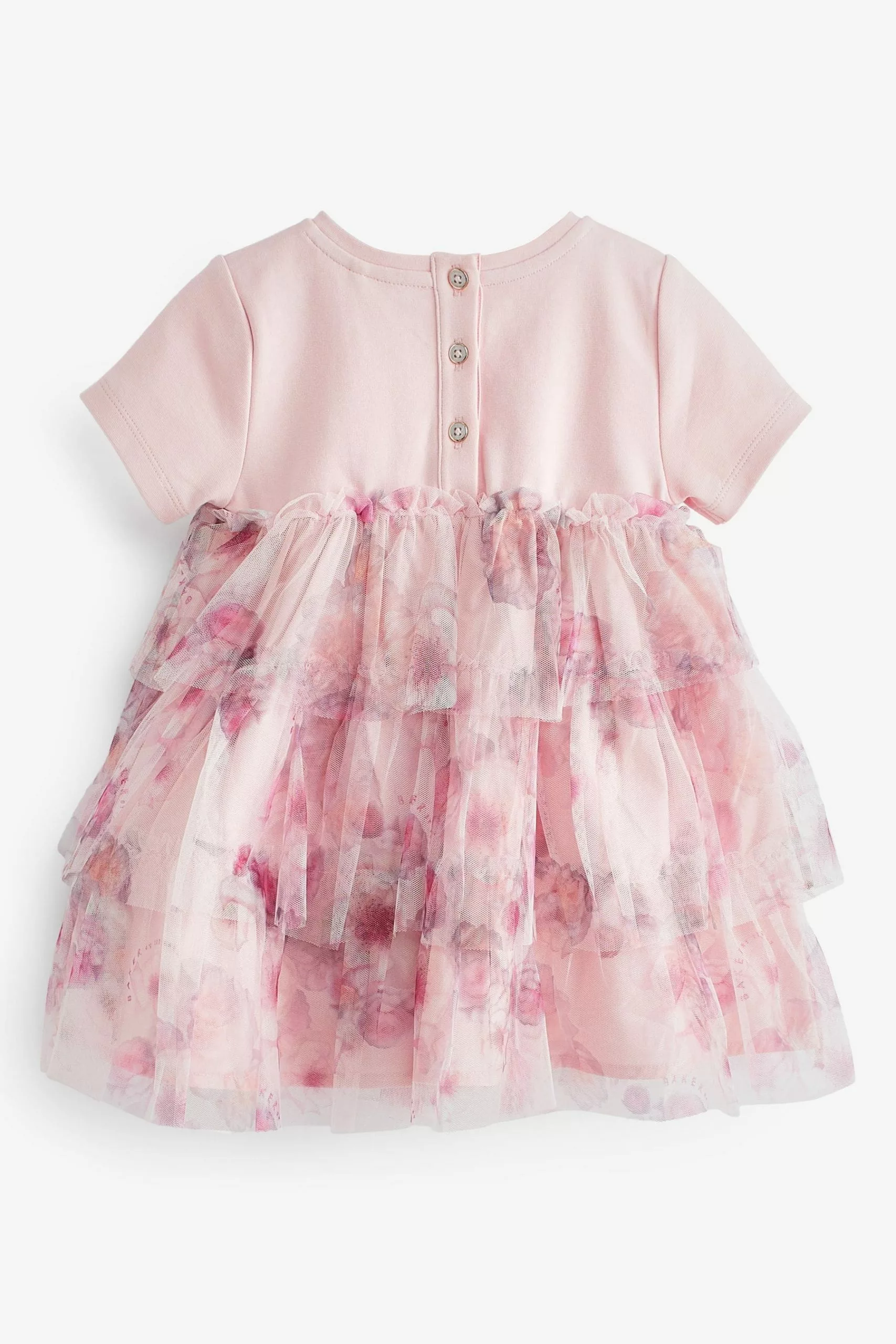 Baker By Ted Baker Pink Mesh Dress - Image 10