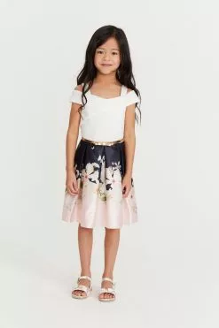 Baker By Ted Baker White Floral Mockable Dress