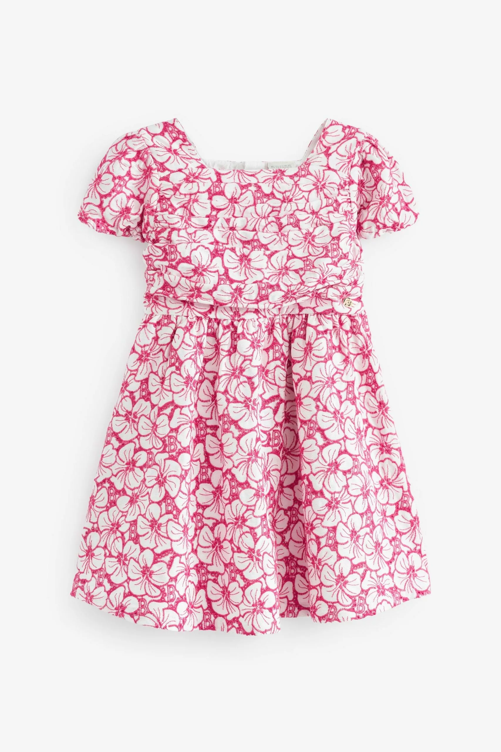 Baker By Ted Baker Pink Broderie Dress