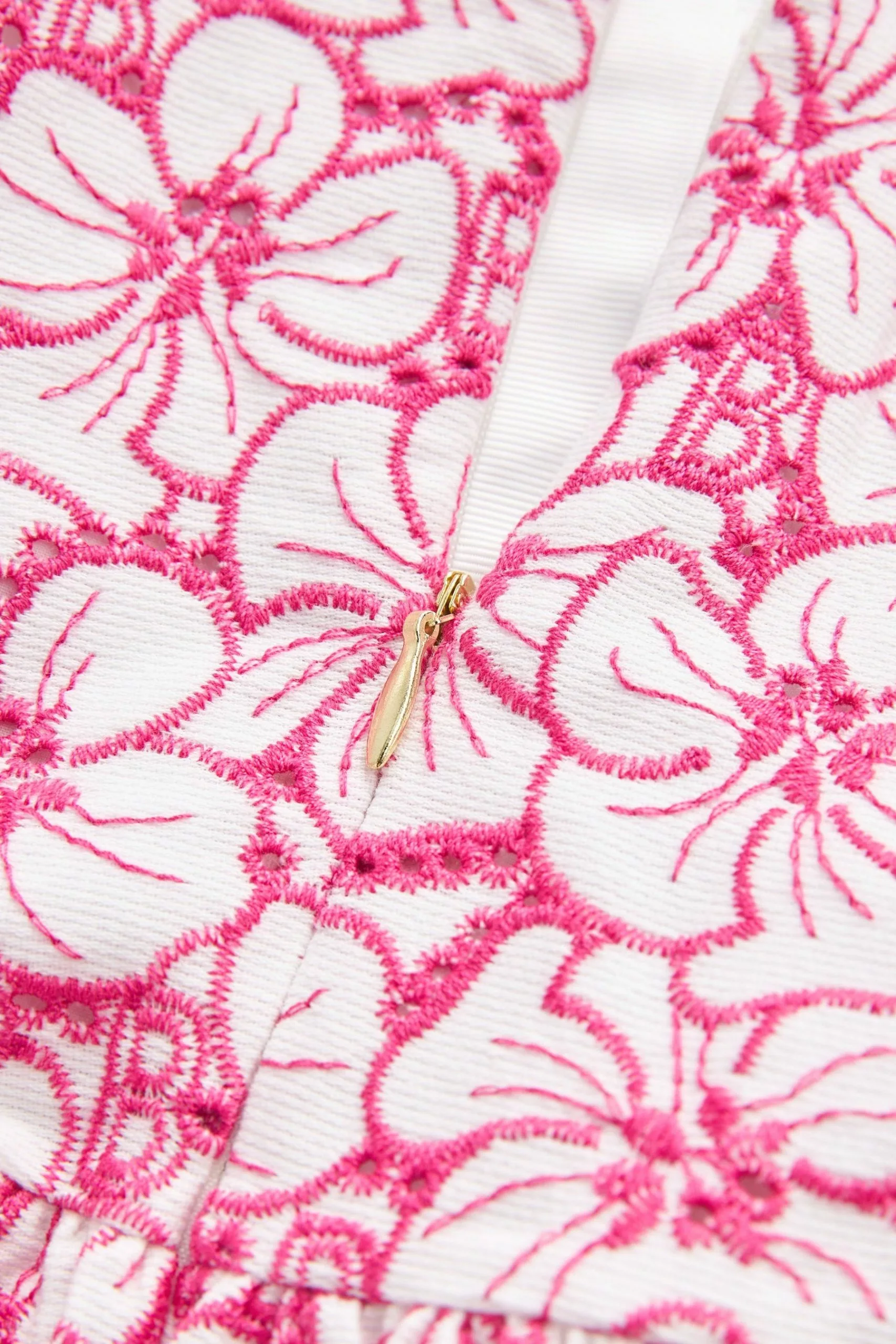 Baker By Ted Baker Pink Broderie Dress - Image 4