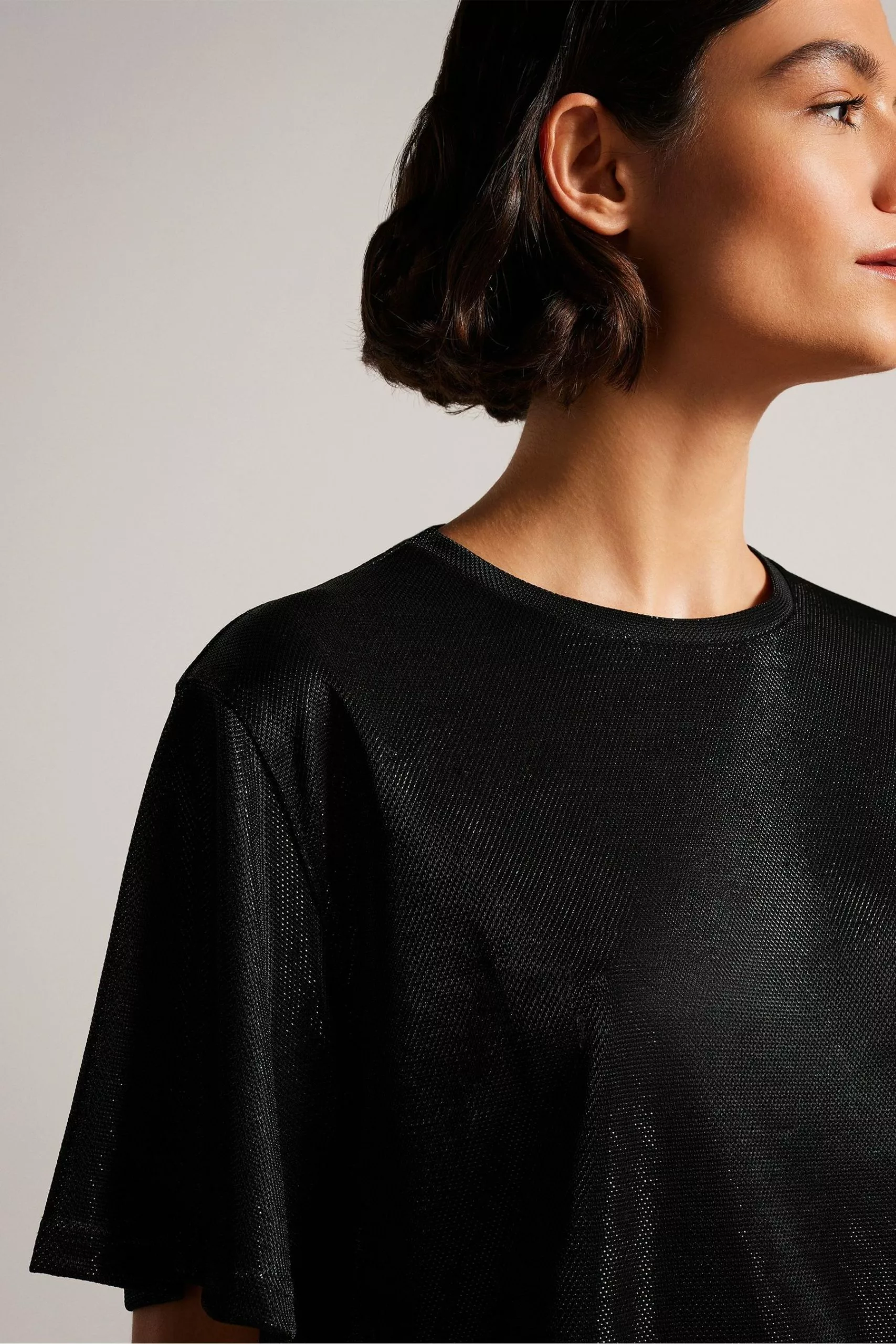 Ted Baker Georia Glitsy Black T-Shirt - Image 4