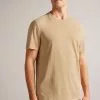 Ted Baker Regular Natural Zeppel Cashmere Blend T-Shirt