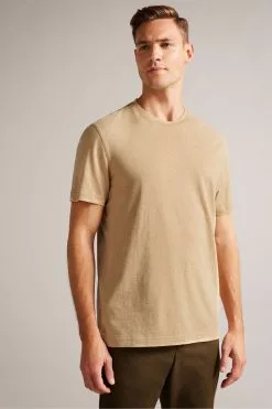 Ted Baker Regular Natural Zeppel Cashmere Blend T-Shirt