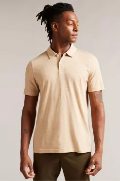 Ted Baker Animal Polsden Short Sleeve Cashmere Blend Polo Shirt