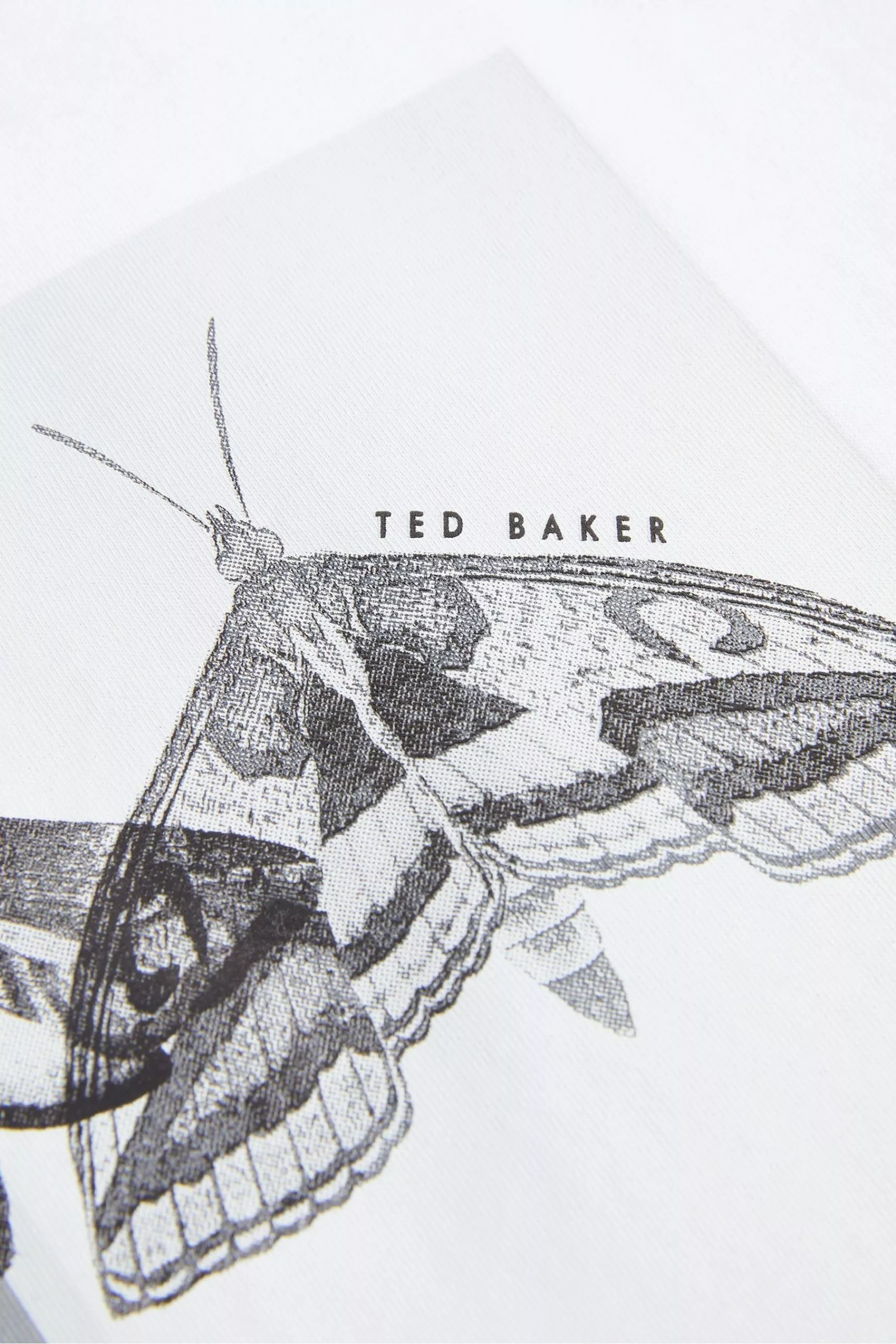 Ted Baker Rewild Short Sleeve Regular Printed White T-Shirt - Image 5