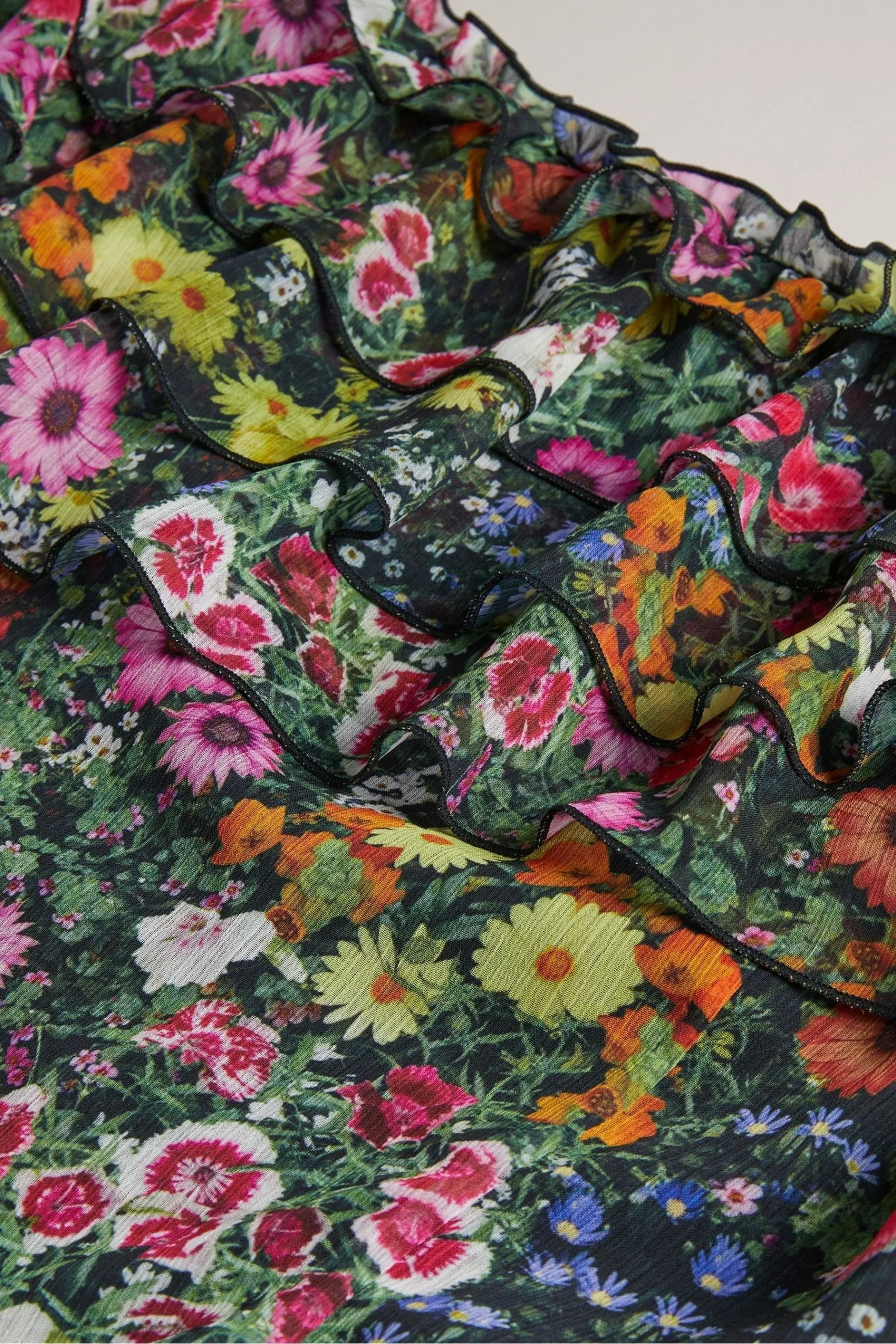 Ted Baker Adiie Black Frilled Sleeveless Maxi Dress With Tie Waist - Image 5