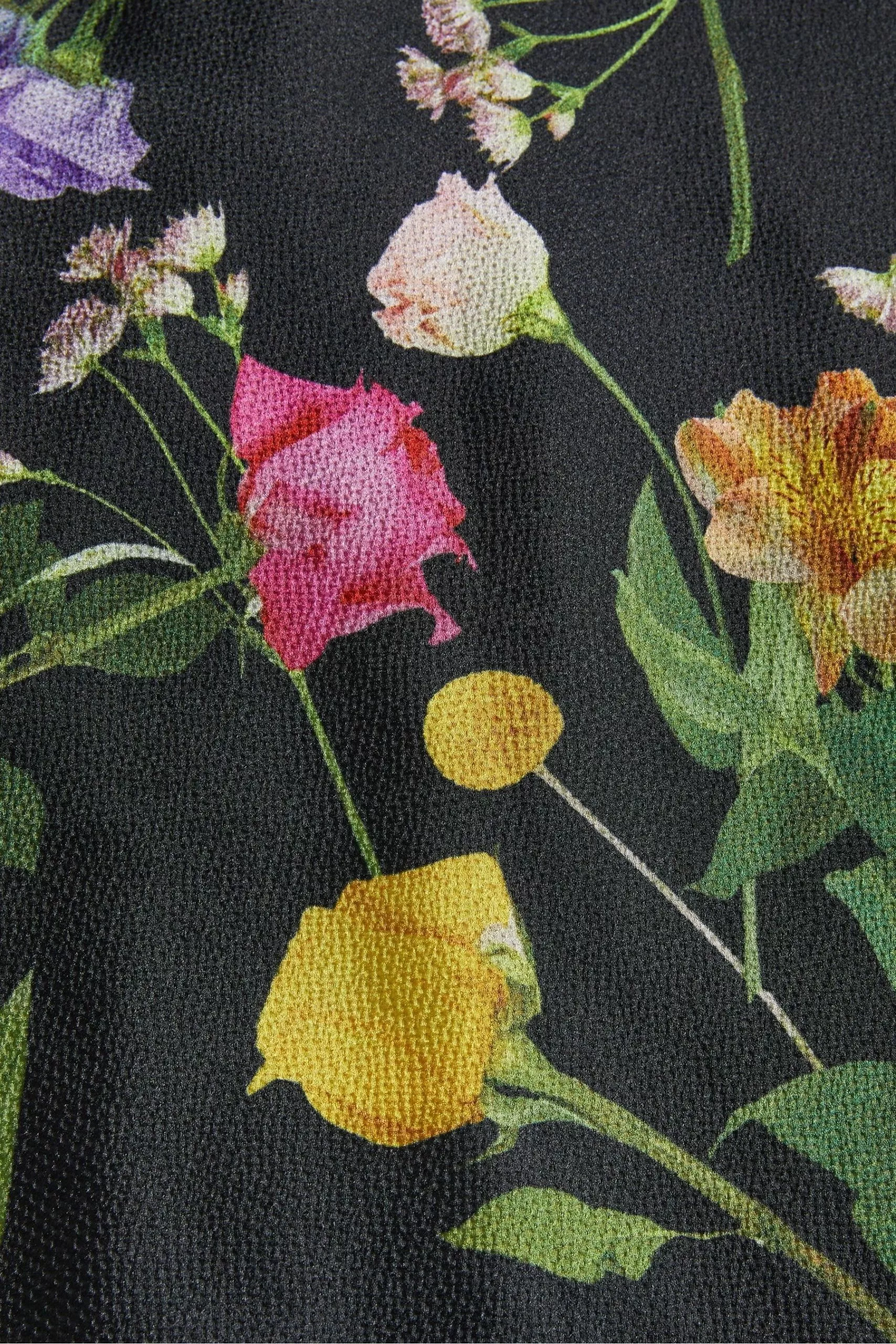 Ted Baker Addilin Cowl Neck Black Midi Slip Dress - Image 5