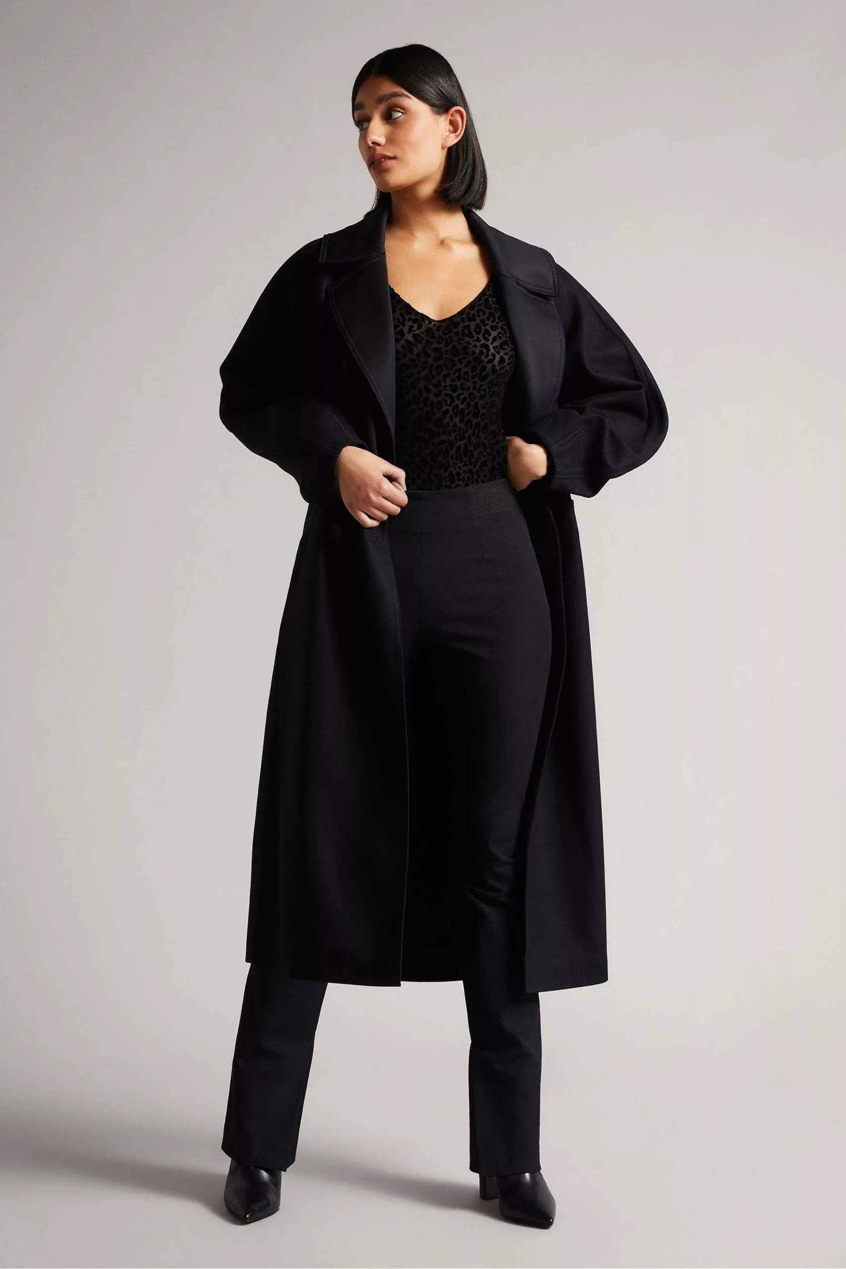 Ted Baker Black Darcina Mesh Jersey Body - Image 2