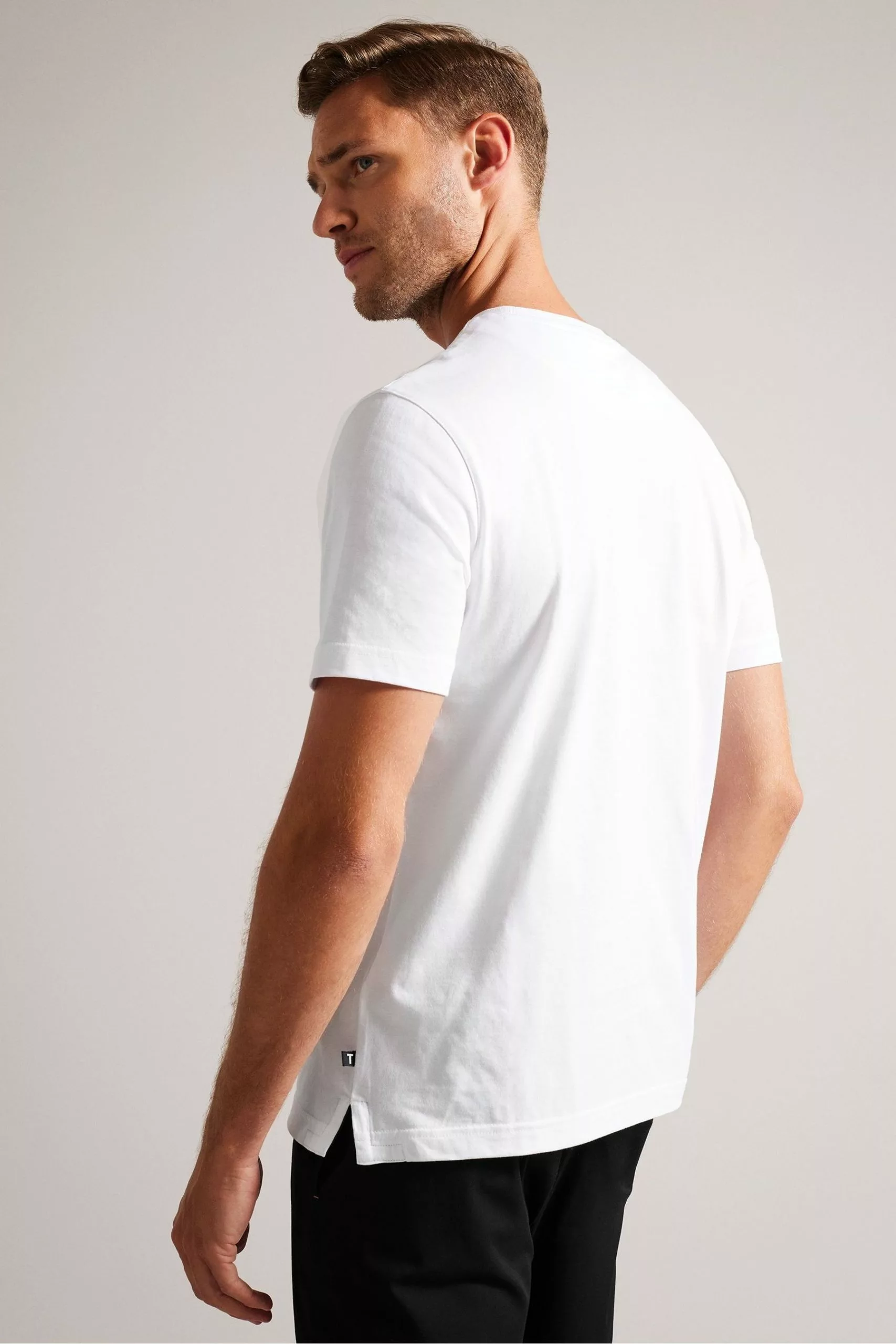 Ted Baker White Vonsha Short Sleeved Printed T-Shirt - Image 2