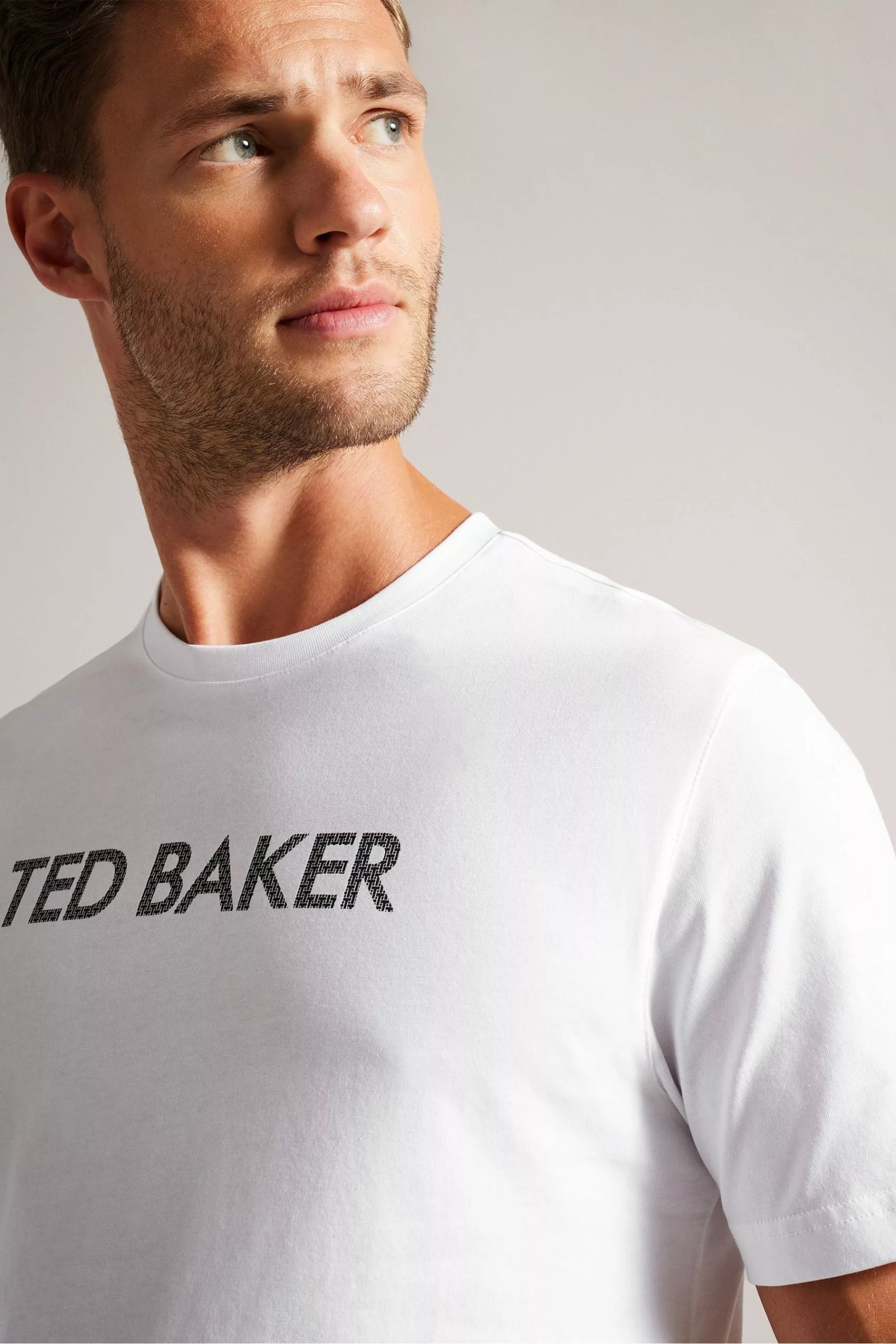 Ted Baker White Vonsha Short Sleeved Printed T-Shirt - Image 4