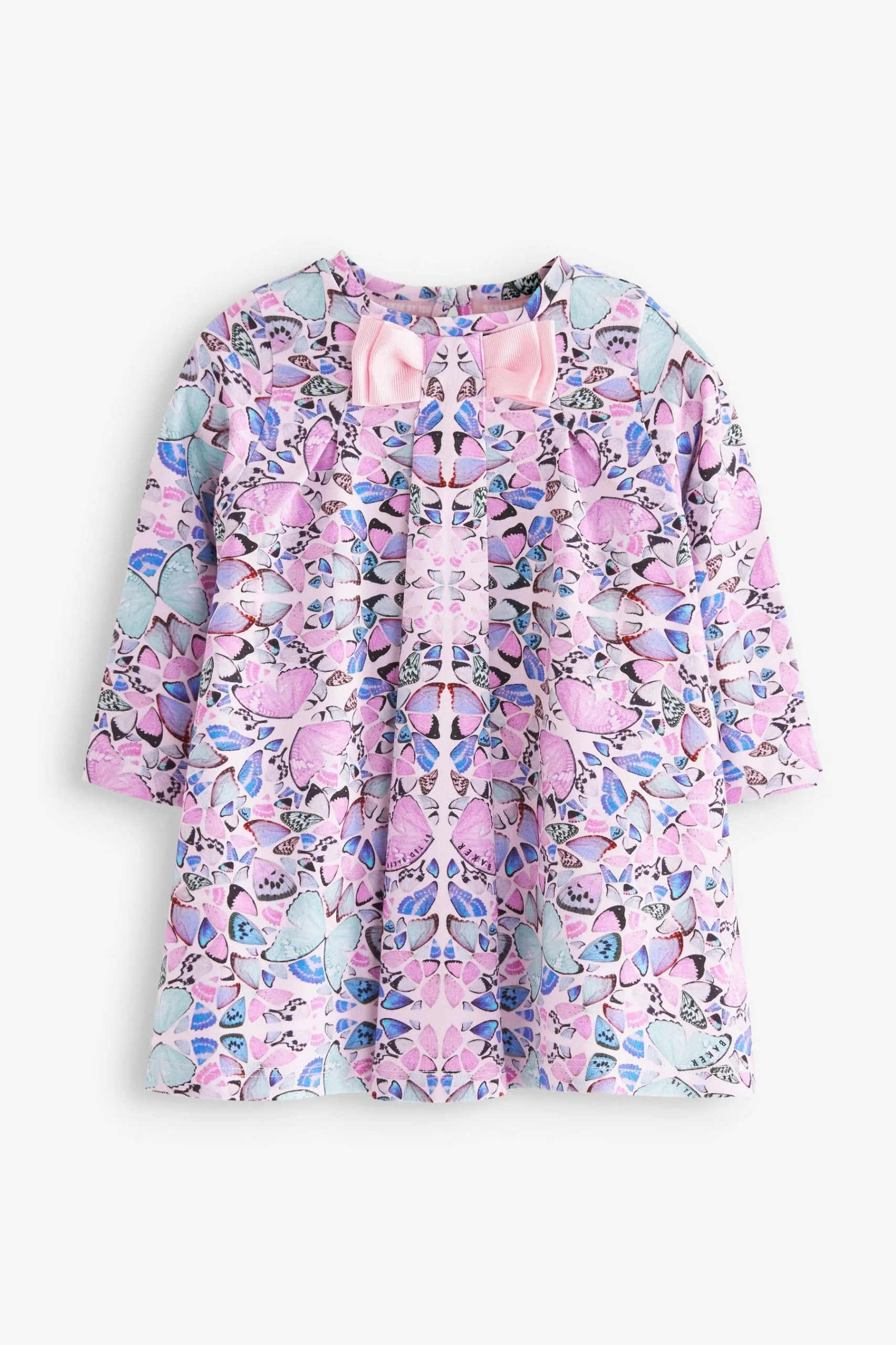 Baker By Ted Baker Pink Butterfly Jersey Dress