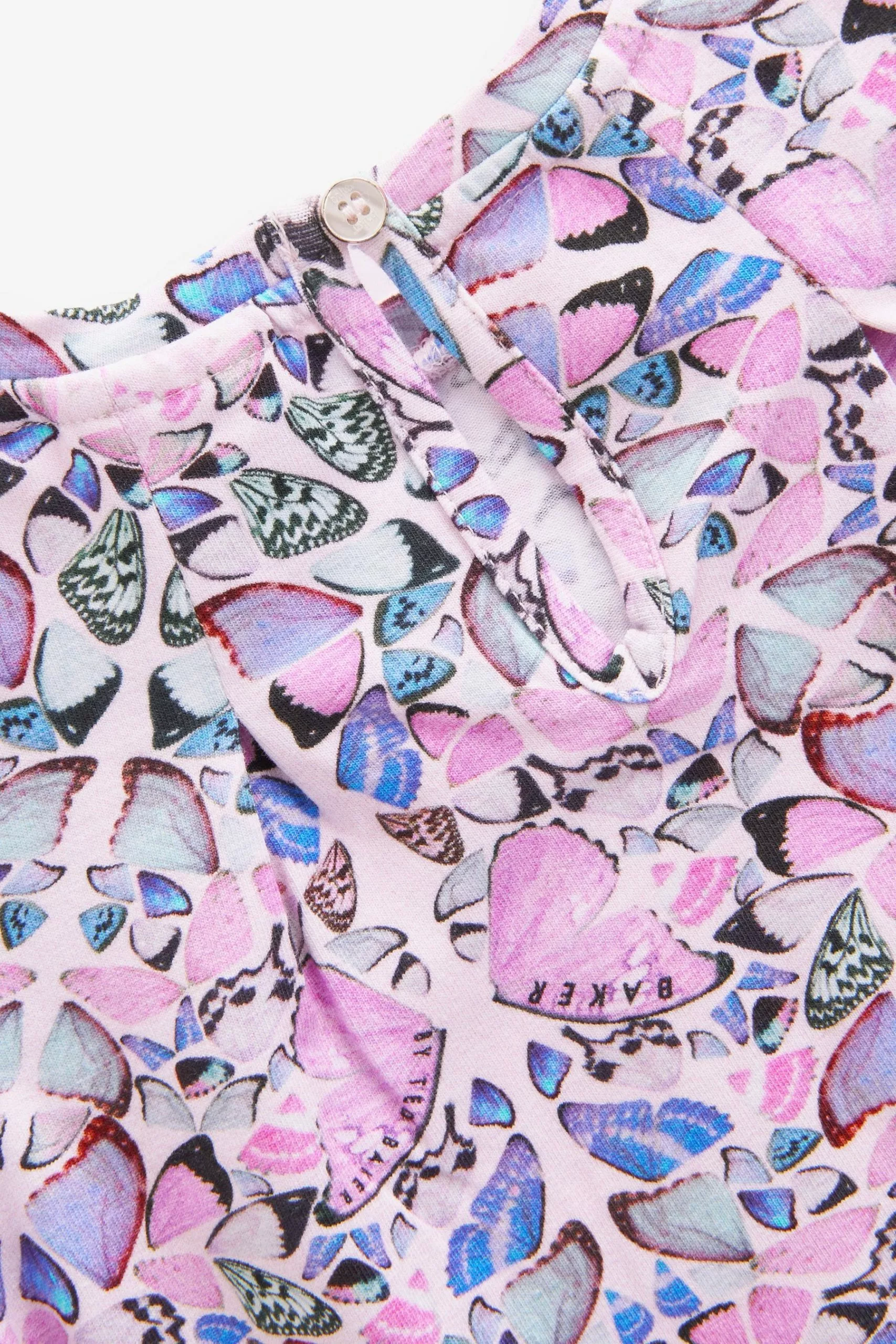 Baker By Ted Baker Pink Butterfly Jersey Dress - Image 4
