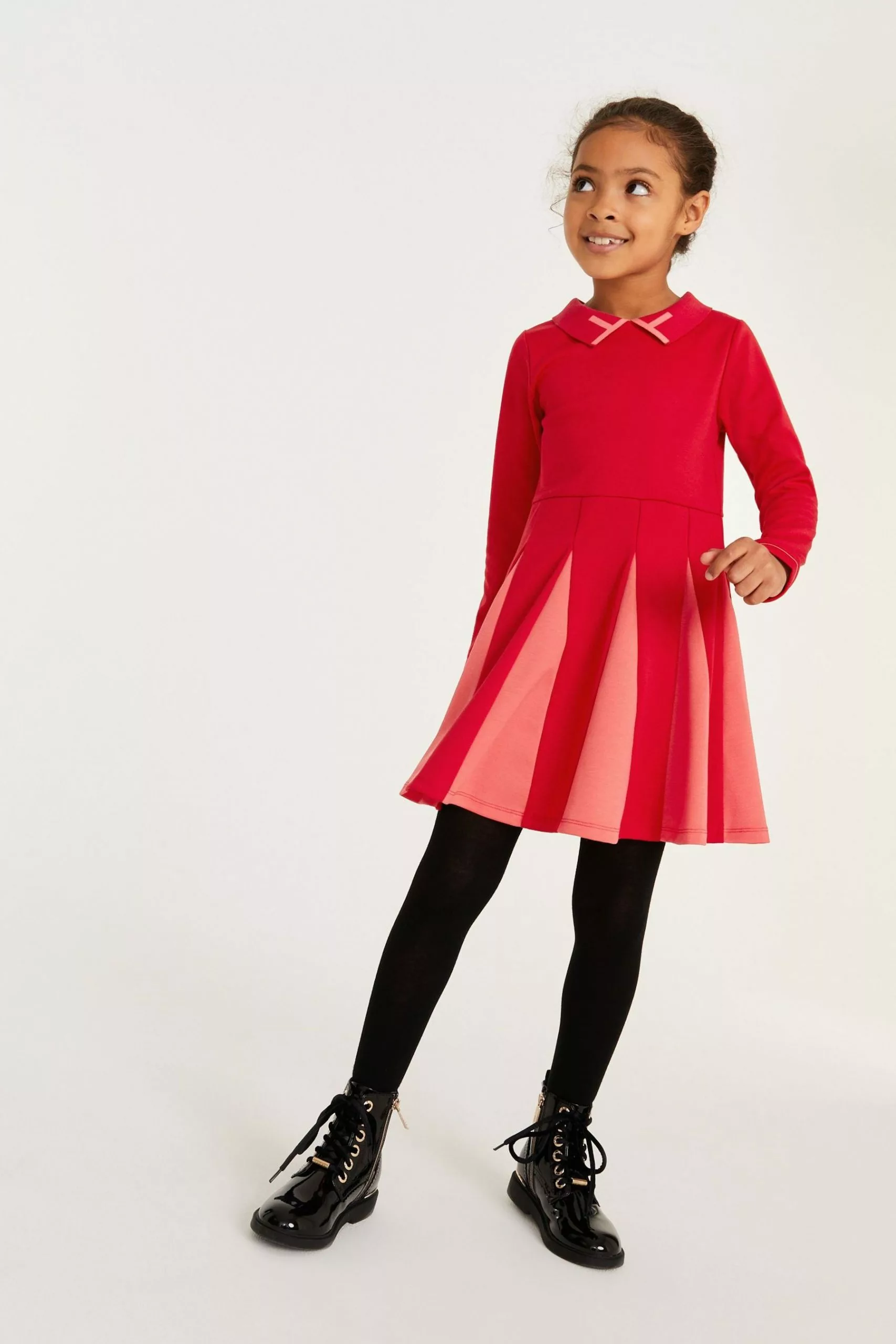 Baker By Ted Baker Red And Pink Ponte Dress - Image 2