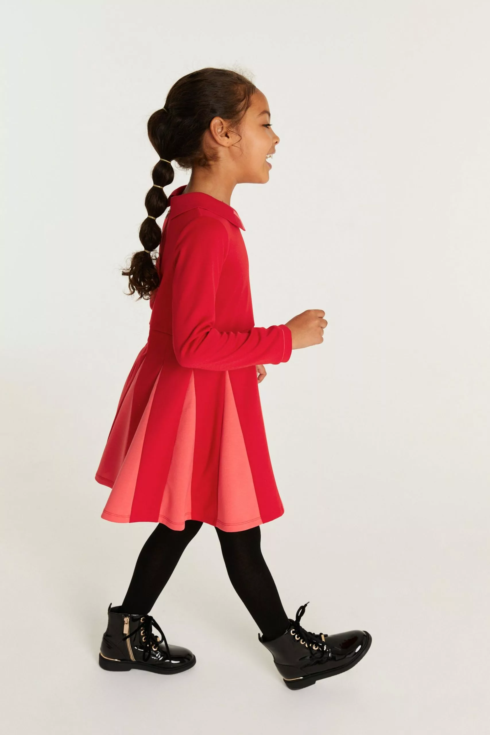Baker By Ted Baker Red And Pink Ponte Dress - Image 5