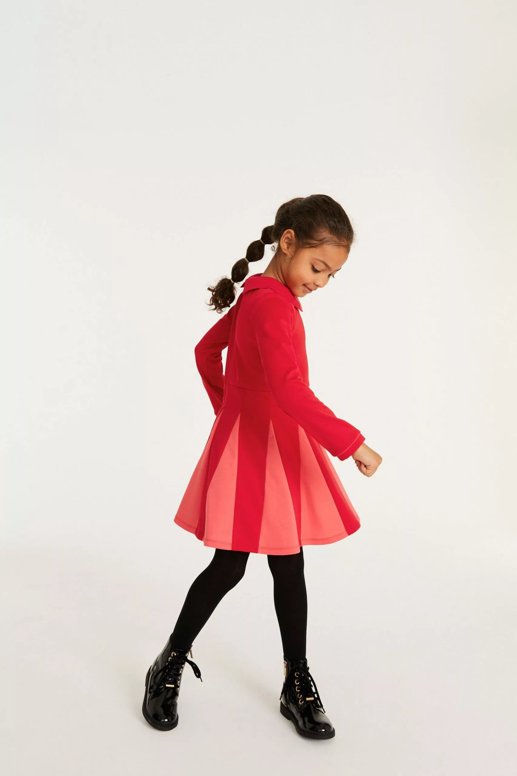 Baker By Ted Baker Red And Pink Ponte Dress - Image 6