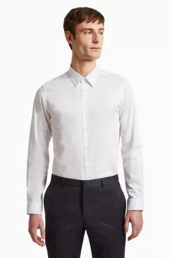 Ted Baker Tailoring Holme White Core Stretch Slim Shirt