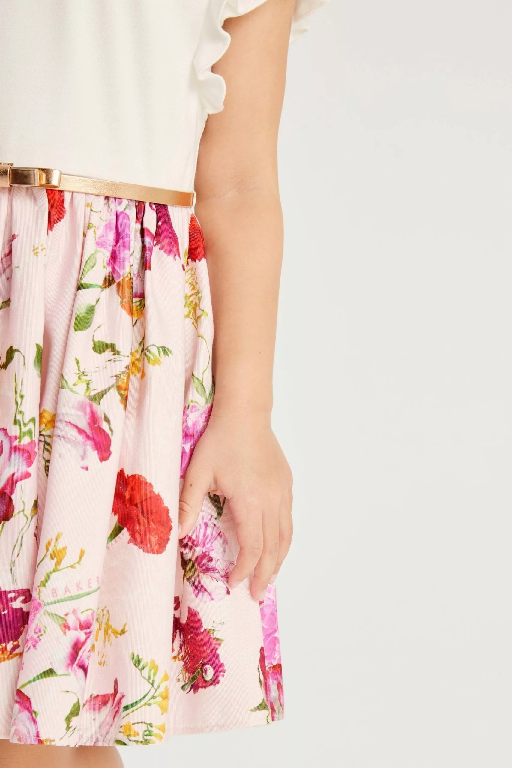 Baker By Ted Baker Pink Floral Mockable Dress - Image 6