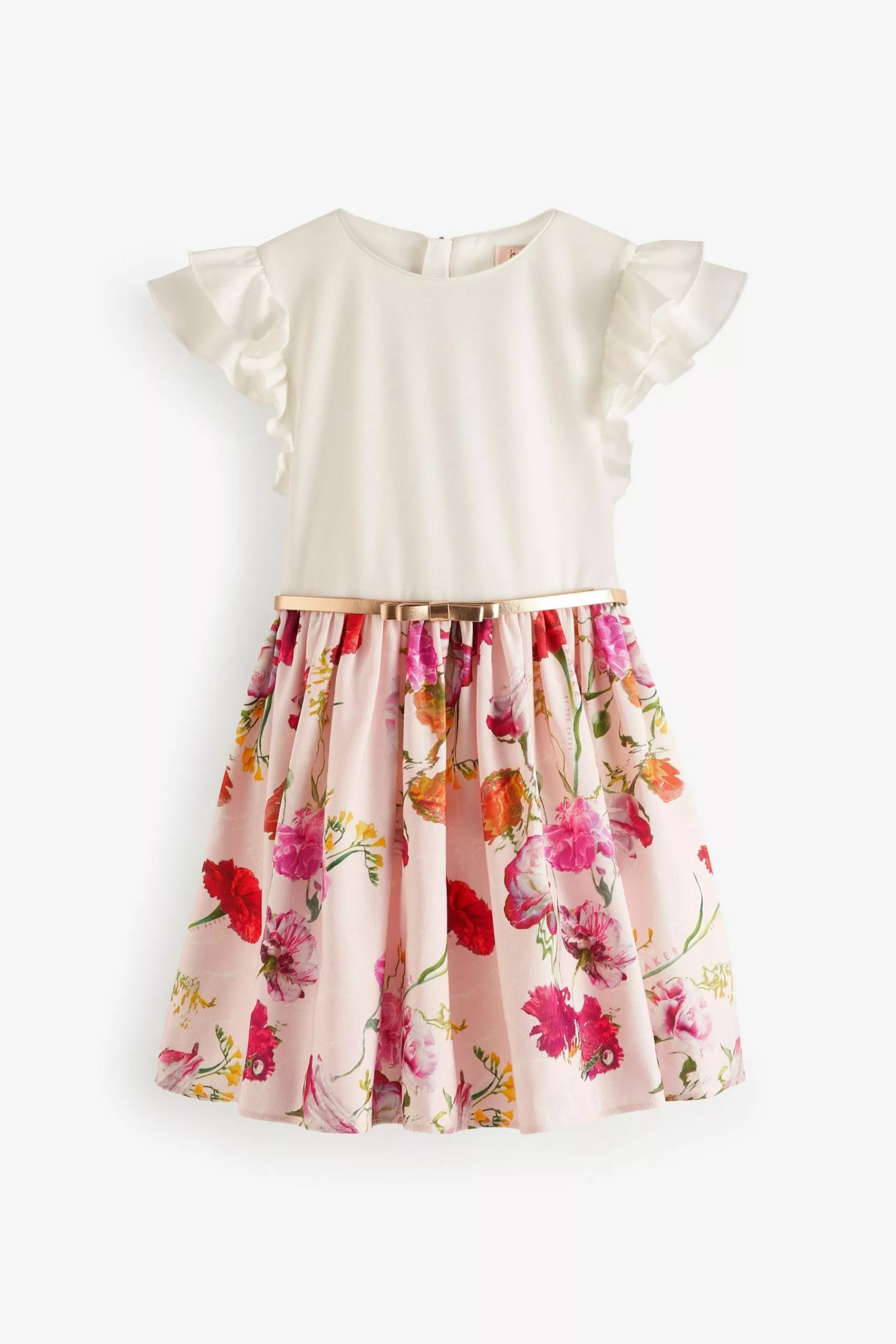 Baker By Ted Baker Pink Floral Mockable Dress - Image 8