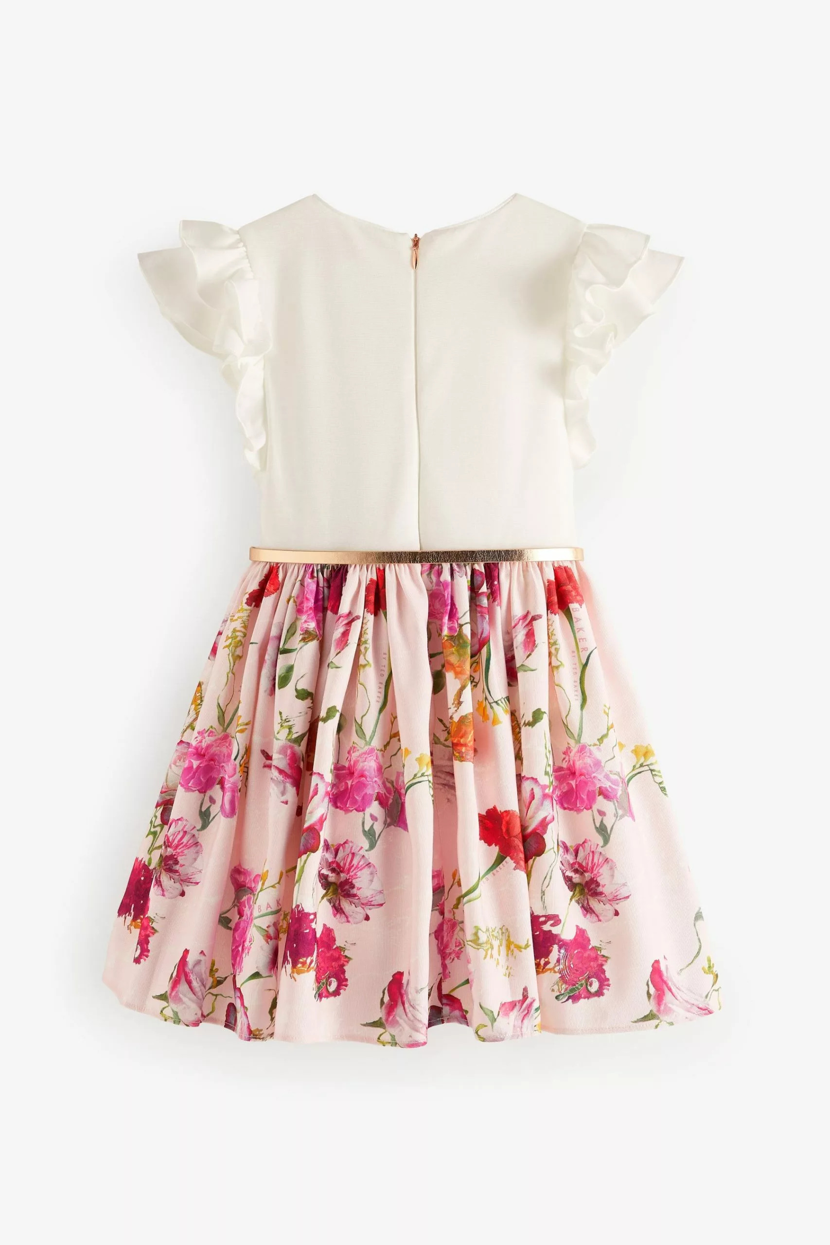 Baker By Ted Baker Pink Floral Mockable Dress - Image 9