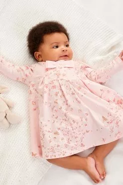 Baker By Ted Baker Pink Glitter Jersey Dress