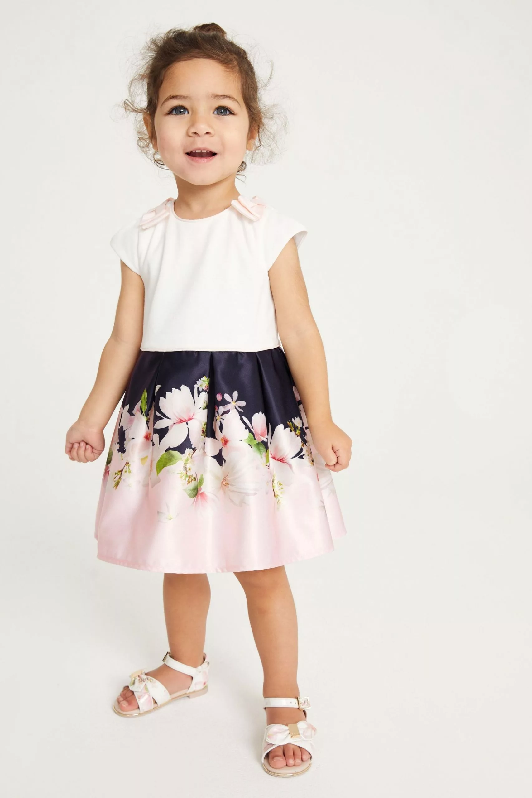 Baker By Ted Baker White Satin Mockable Dress