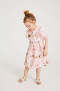 Baker By Ted Baker Pink Floral Scuba Dress