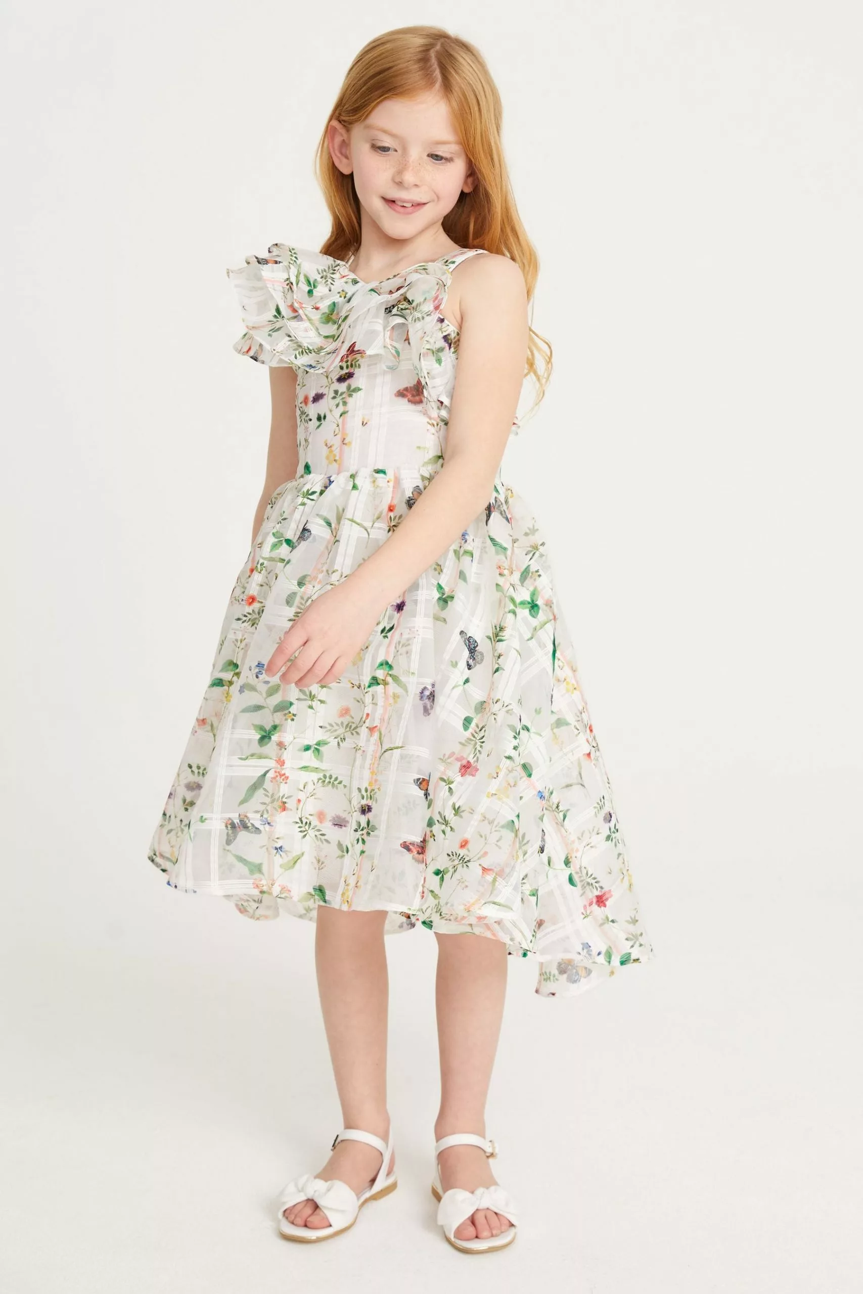 Baker By Ted Baker White Floral Burnout Dress - Image 2