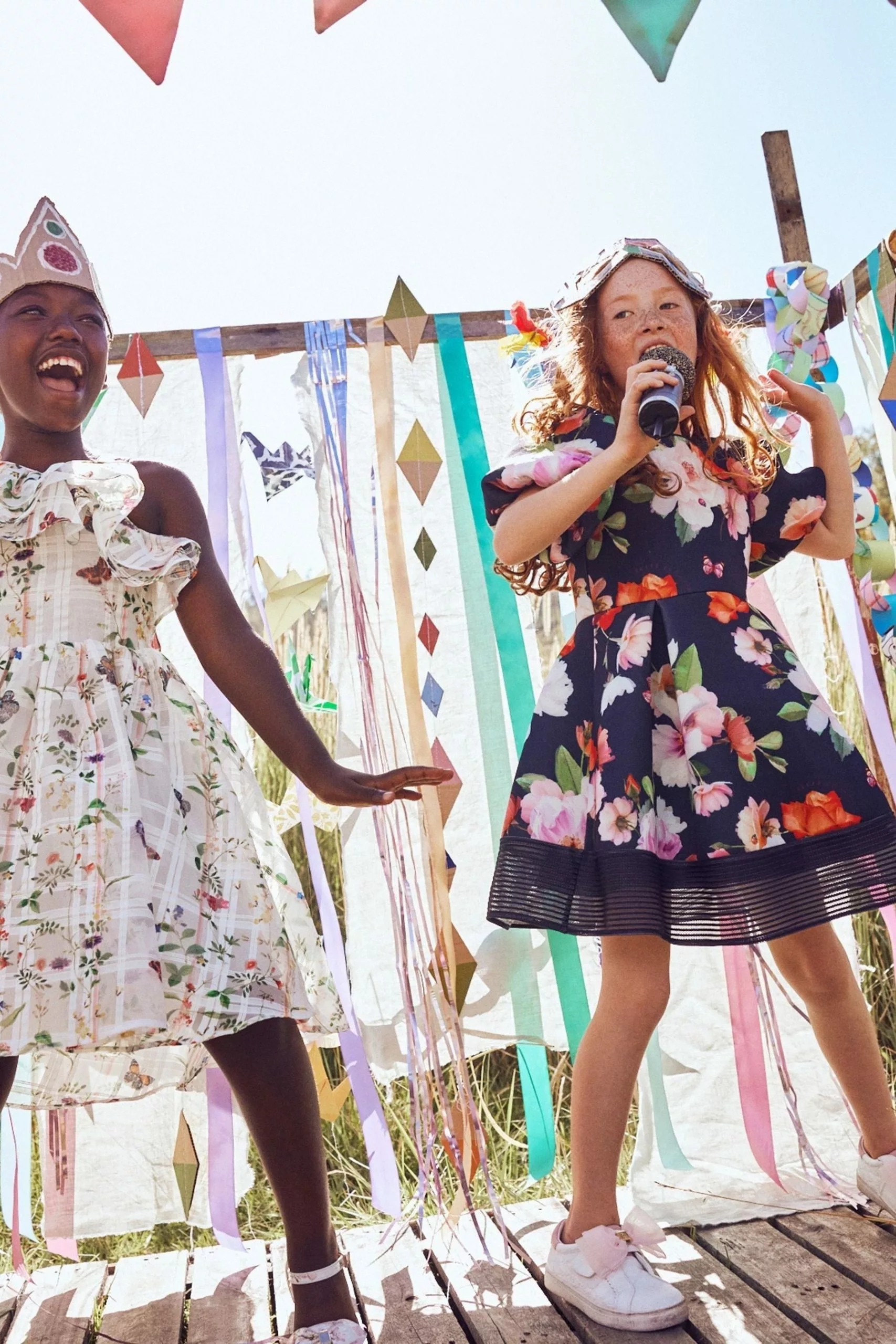 Baker By Ted Baker White Floral Burnout Dress - Image 9